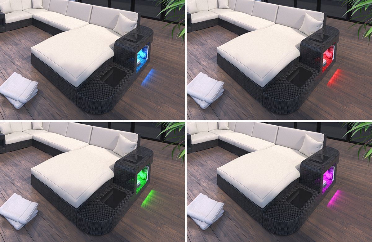 Gartenmöbelset WAVE U FORM von SOFA DREAMS - LEDs