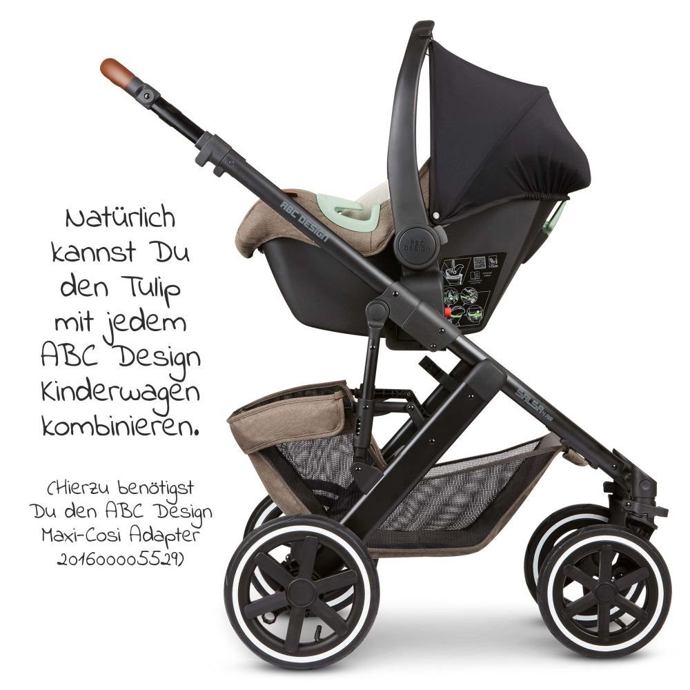 Gruppe (3-tlg), Fashion kg, Design Geburt Babyschale - bis: bis - ABC kg 13 - Baby Autositz Nature, Tulip 13 Edition 0+ ab