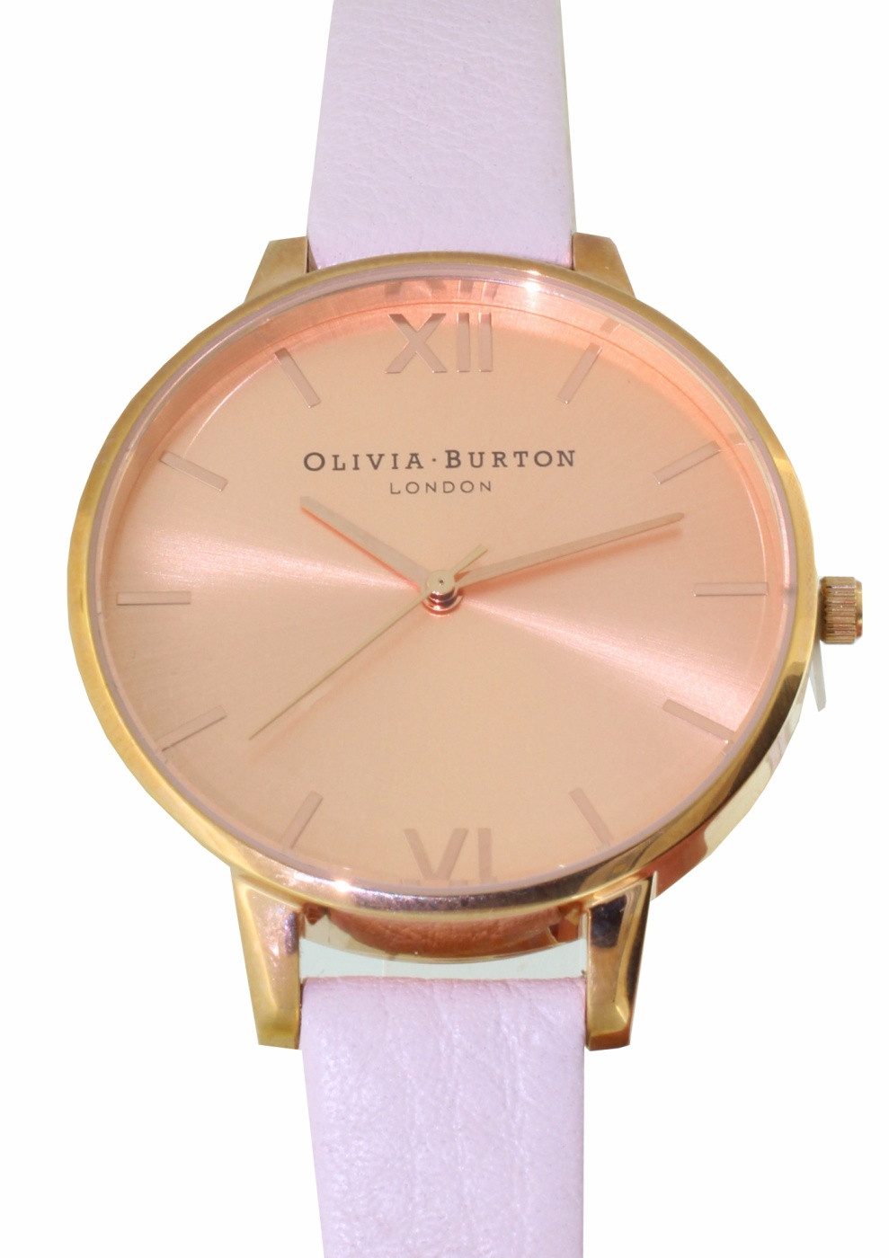 OLIVIA BURTON Quarzuhr OLIVIA BURTON Damen Quarz Uhr OB16BD110 Sunray Dial Rose Gold & Blosso