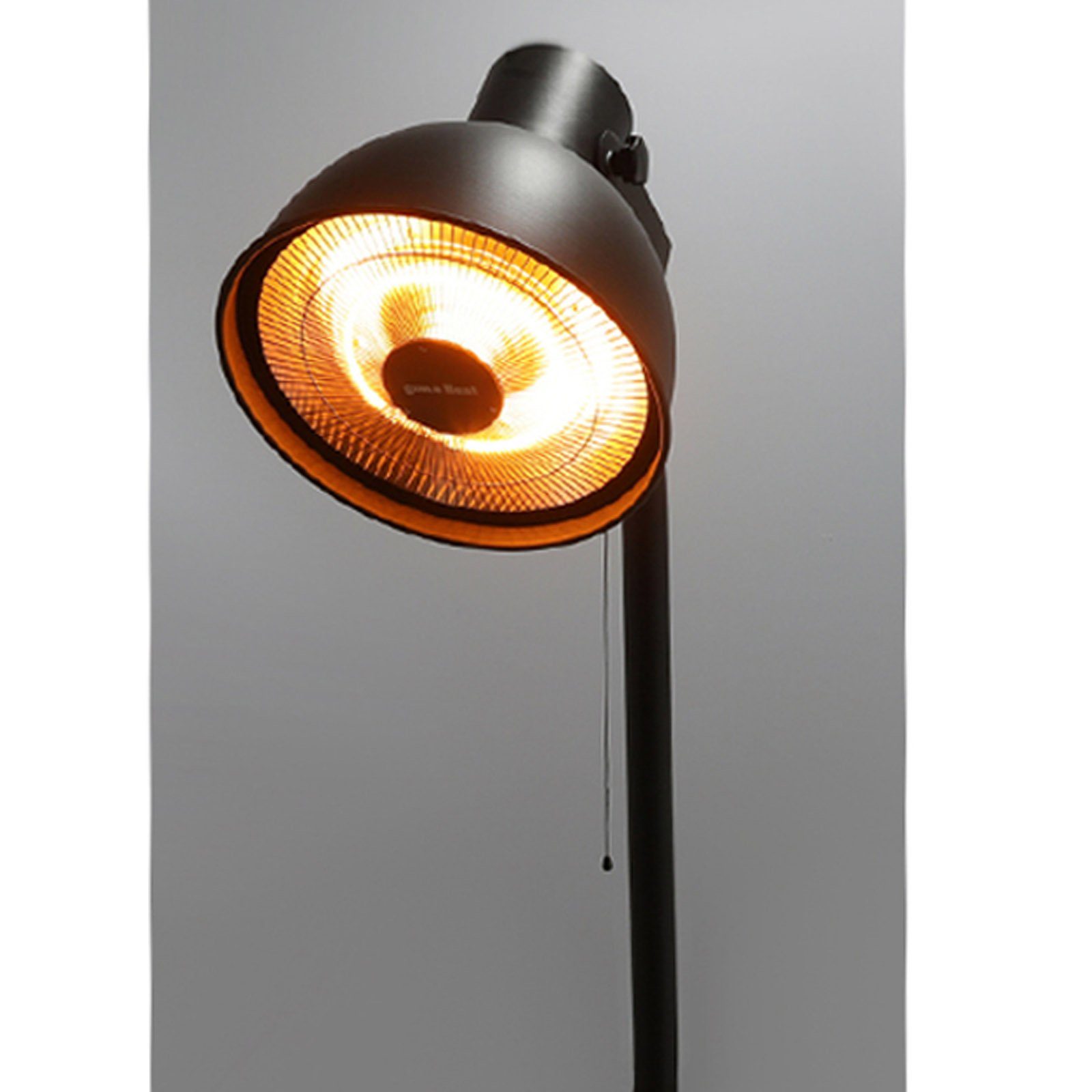 CEPEWA Heizstrahler Elektro Terrassenheizstrahler Wärmestrahler Heizstrahler Wärmepilz, 2000 W, Ø 50cm, 3 Heizstufen, Stehend