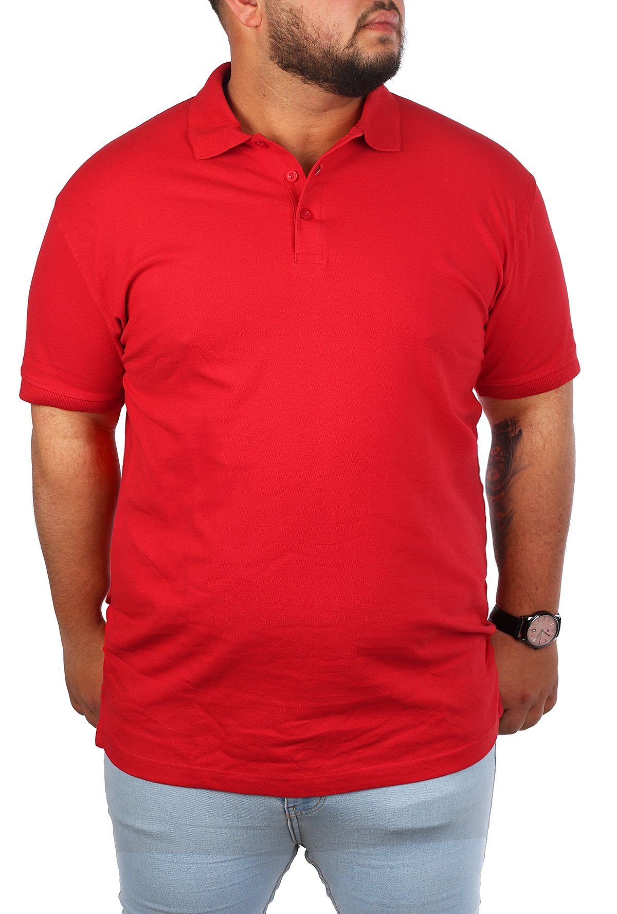 Young & Rich Poloshirt Herren Übergröße günstig online kaufen