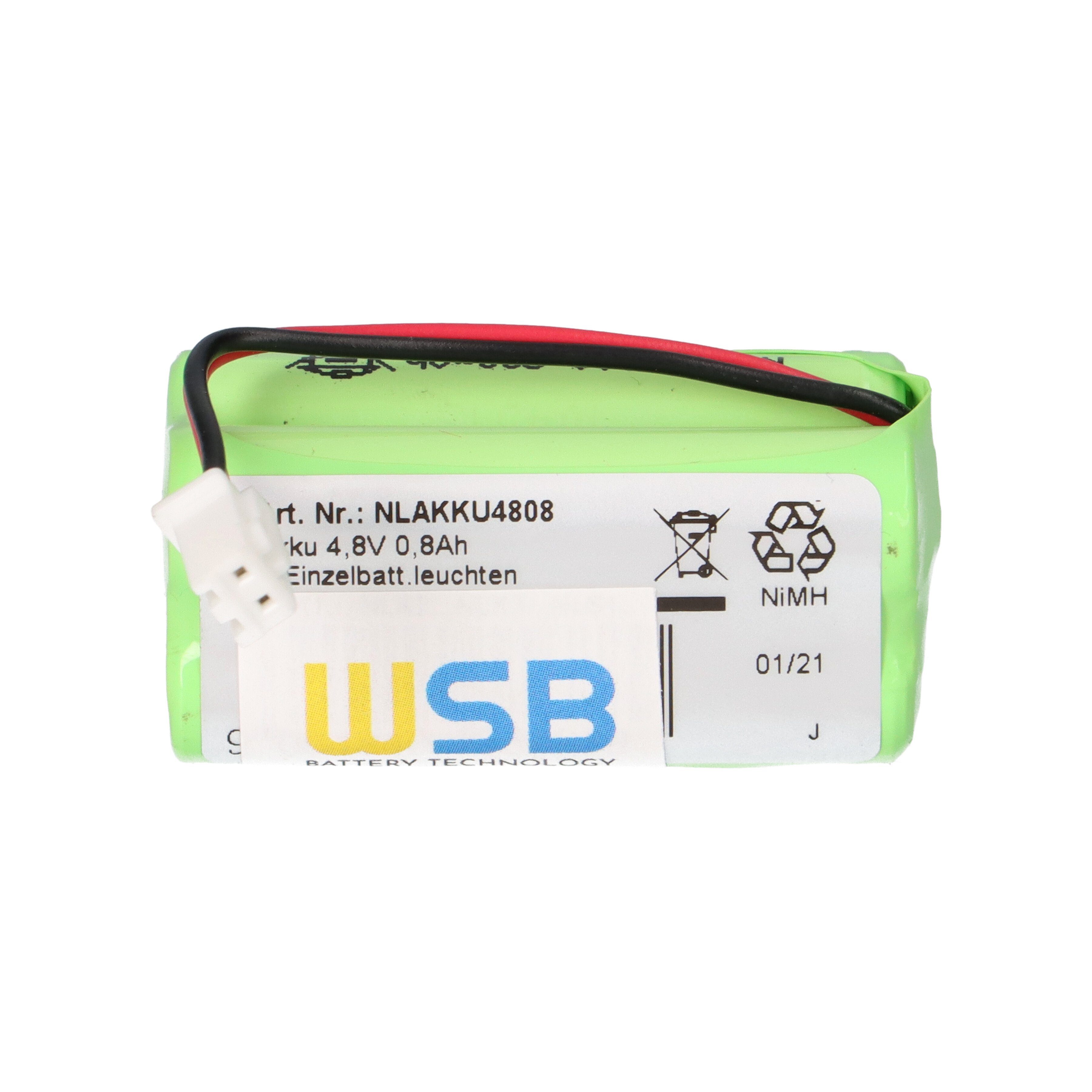 WSB Battery Technlology GmbH Fischer Akku Akkupack AW-0480-0080AAA-NM01 kompatibel 4,8V