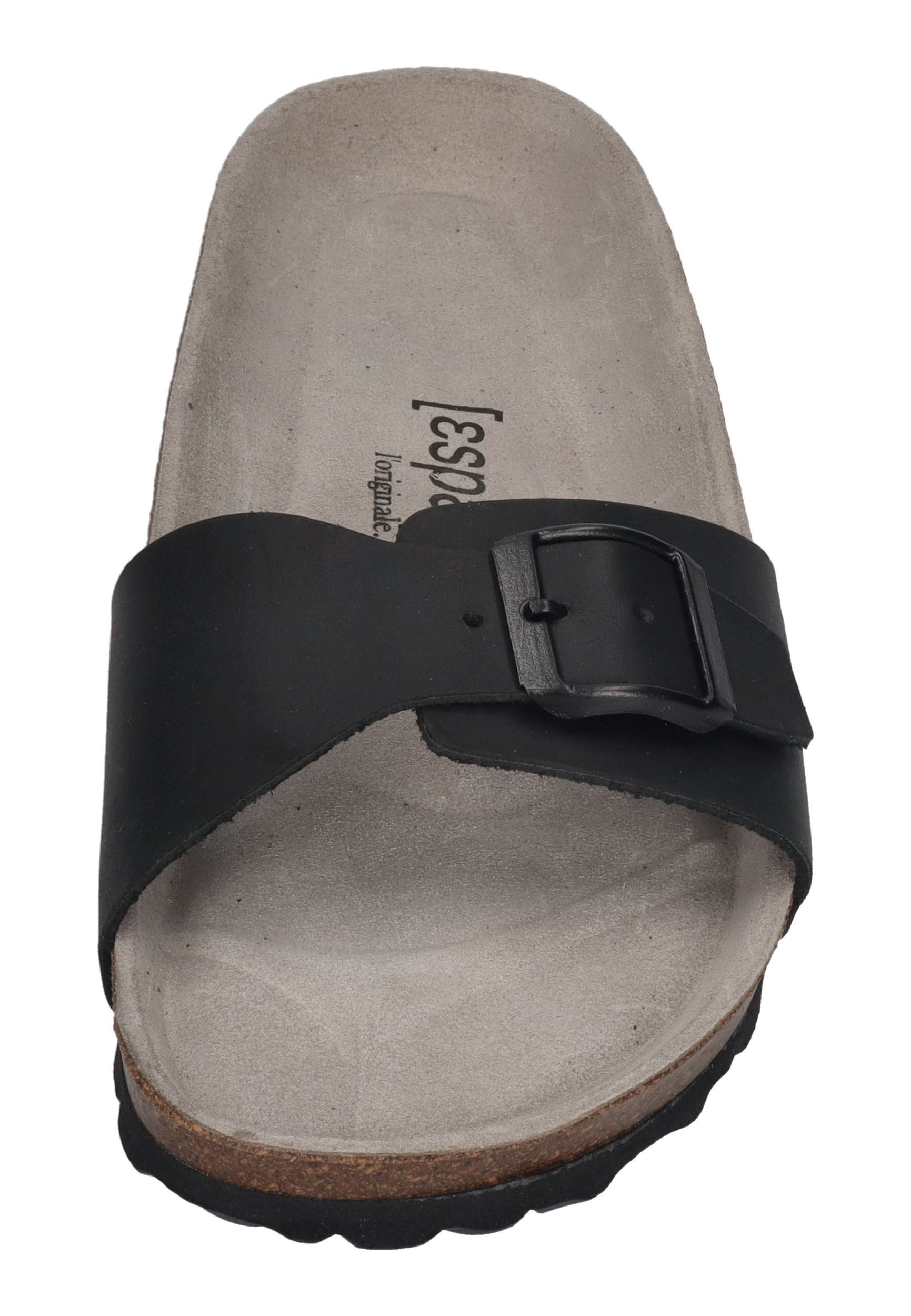espadrij l´originale SOLEA CUIR Pantolette Noir