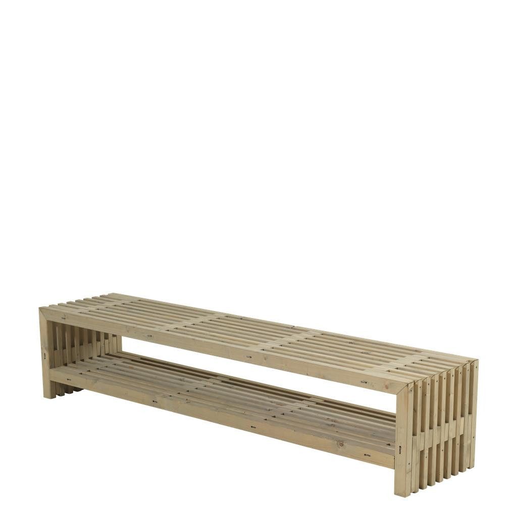 PLUS Gartenbank PLUS Rustik Lattenbank Design