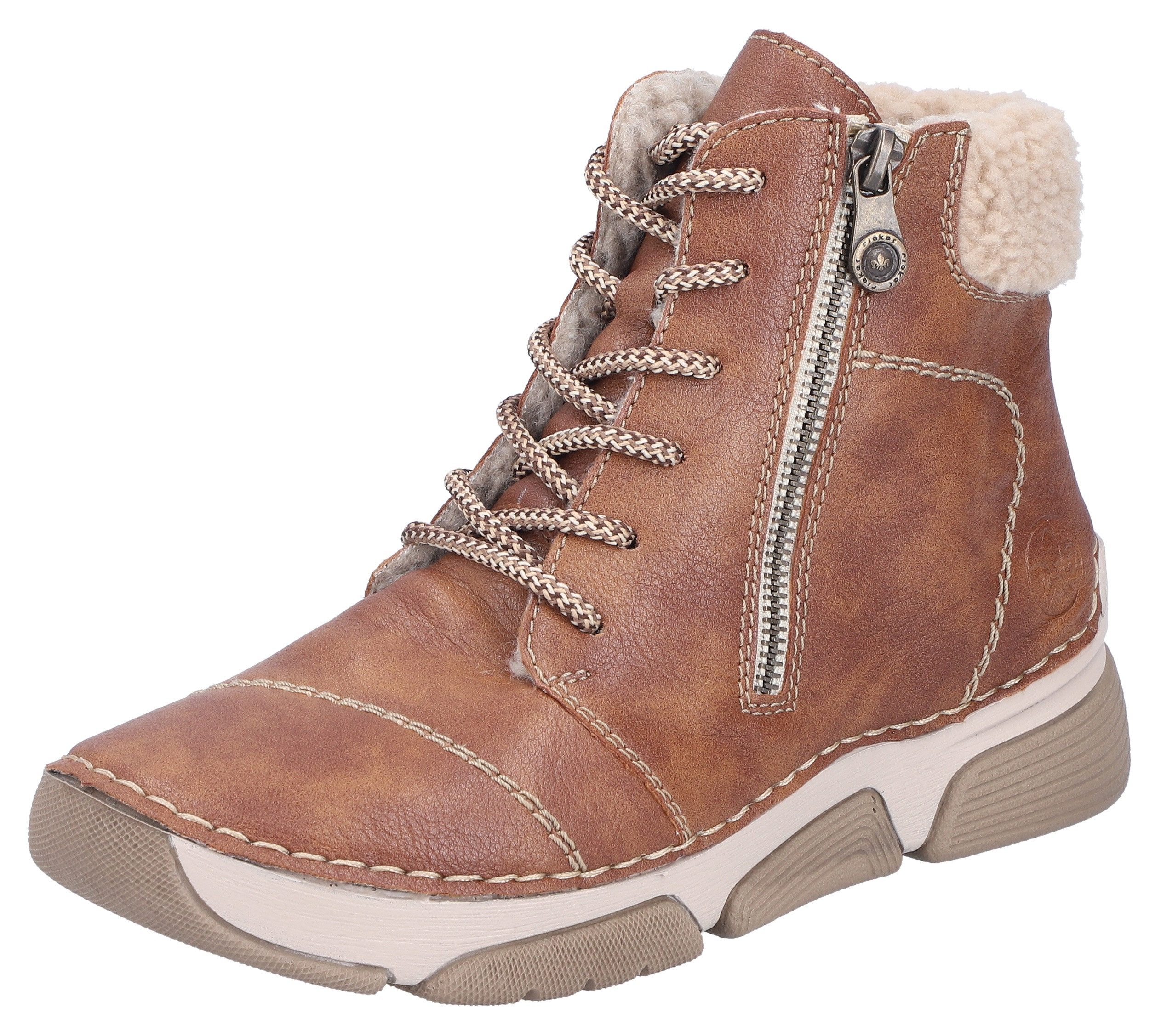 Rieker Winterboots Schnürboots, Stiefelette, Casual-Boots mit Reißverschlus günstig online kaufen