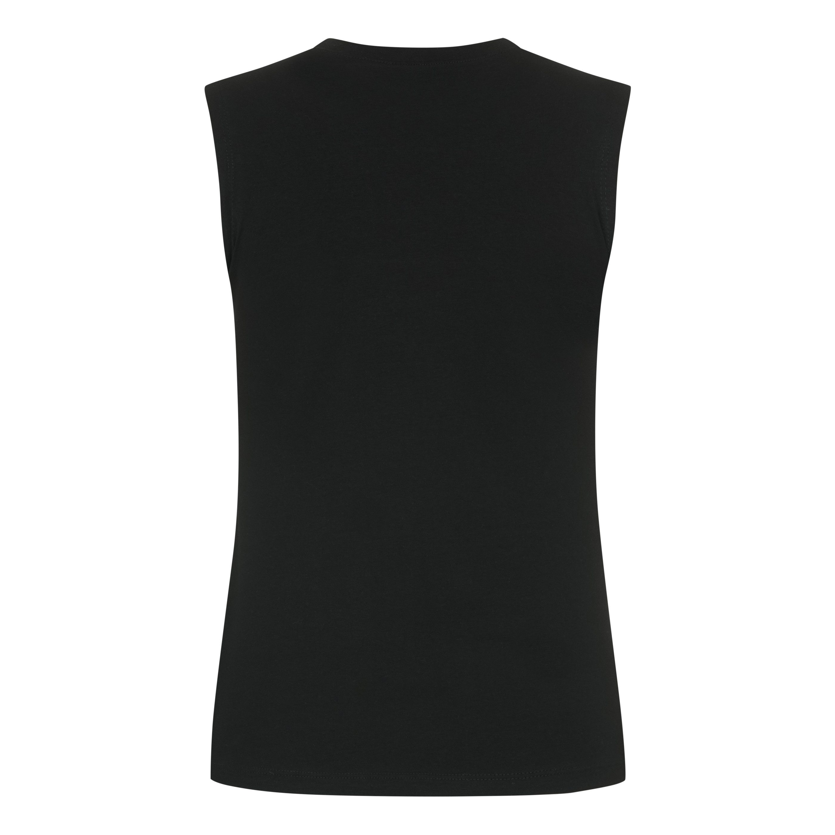 Evoni T-Shirt für Damen ohne Ärmel hoher Rundhalsausschnitt günstig online kaufen