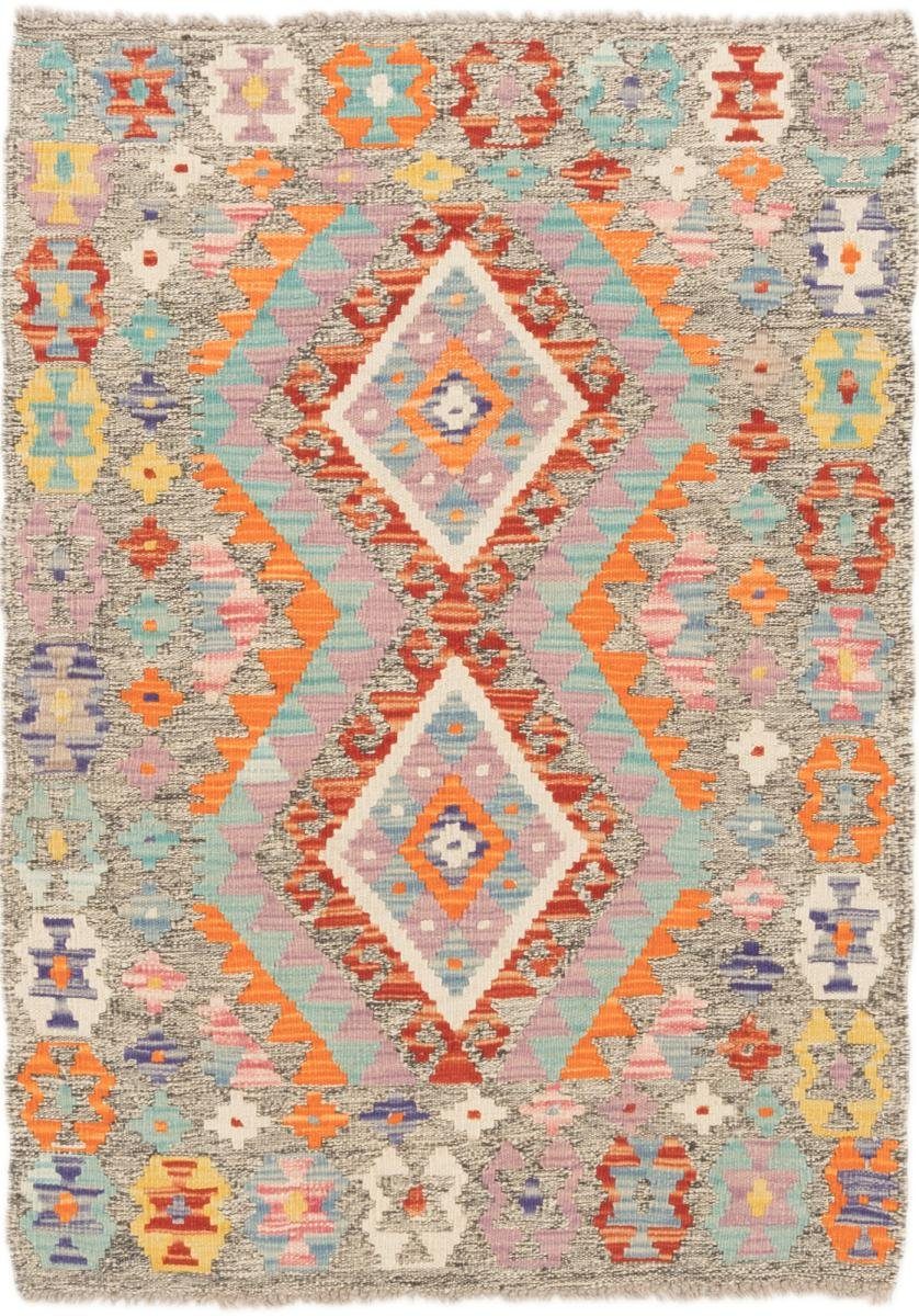 Orientteppich Kelim Afghan 84x116 Handgewebter Orientteppich, Nain Trading, rechteckig, Höhe: 3 mm