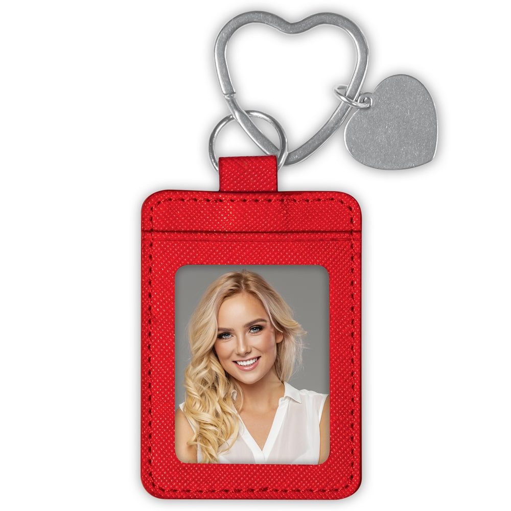 matches21 HOME & HOBBY Bilderrahmen Kunststoff Bilderrahmen rechteckig rot für 3,5x4,5 cm, Wand-Deko Fotorahmen im Hochformat zum