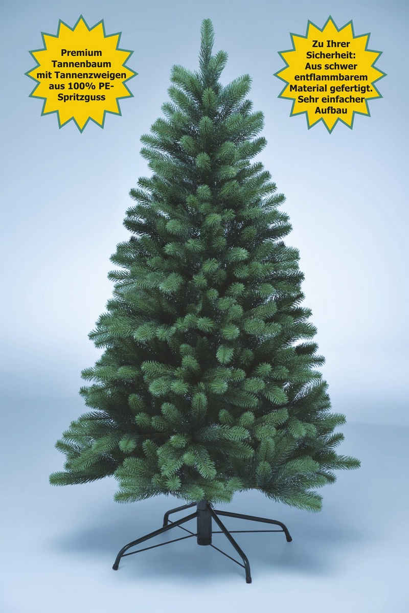 SCHAUMEX Künstlicher Weihnachtsbaum Künstlicher Weihnachtsbaum ohne LED Beleuchtung, Nordmanntanne, Ohne LED Beleuchtung, 85 cm, 120 cm, 150 cm, 180 cm, 210 cm, 240 cm