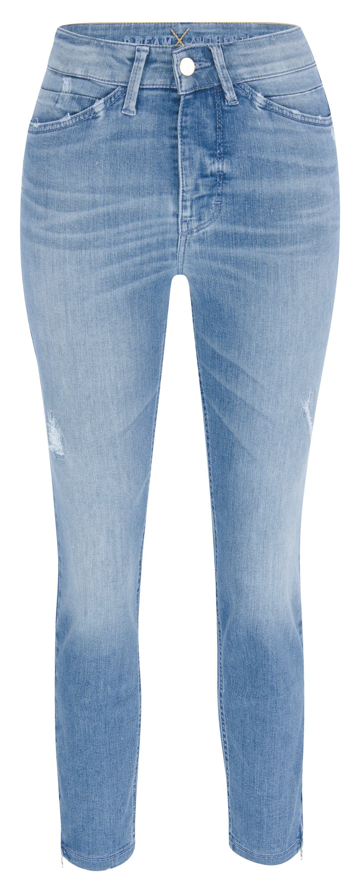 Stretch-Jeans MAC DREAM CHIC light blue authentic wash 5452-90-0356 D460
