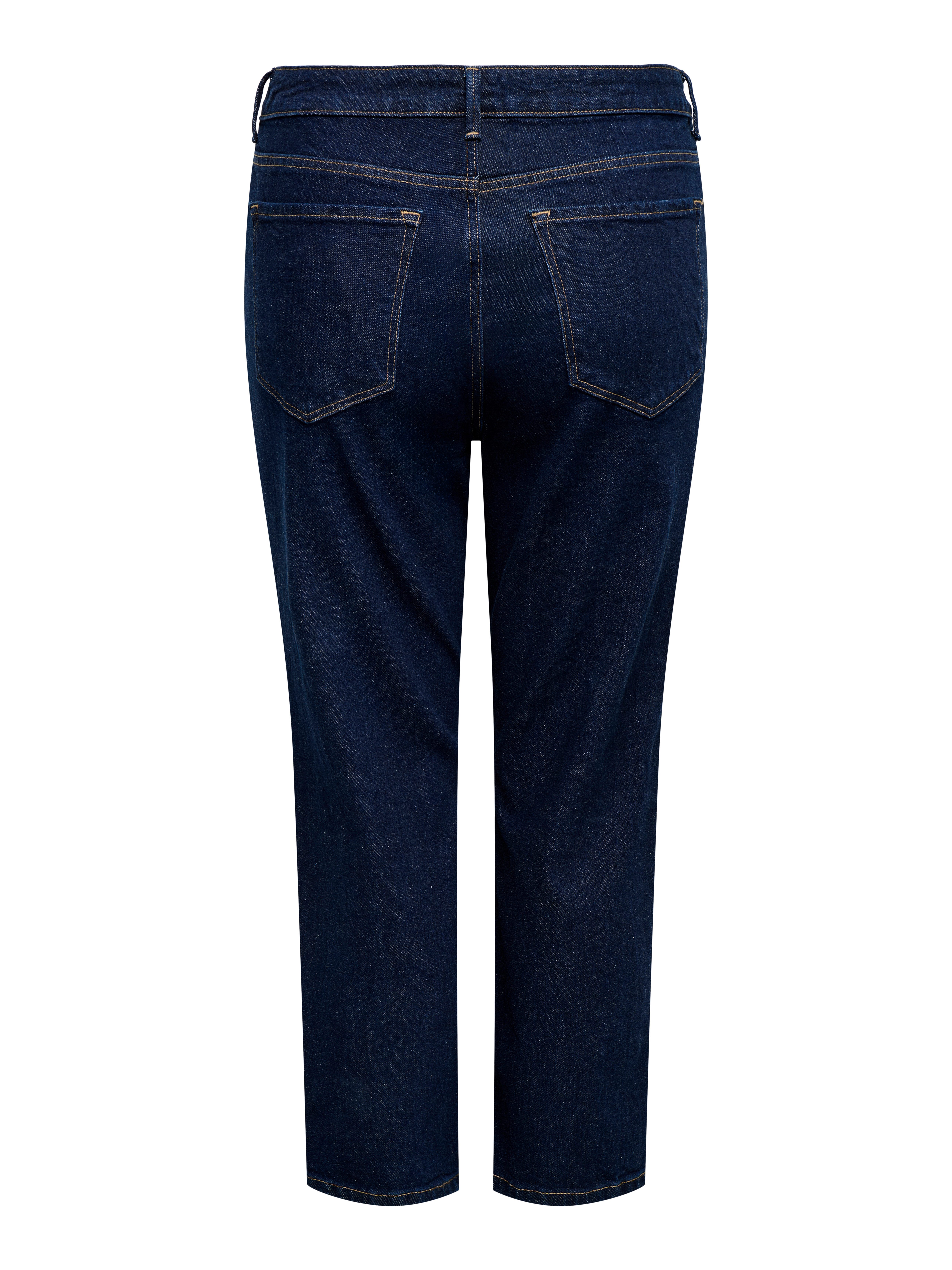 ONLY CARMAKOMA Straight-Jeans CAREMILY ST HW STR ANK DNM TAI0045 NOOS