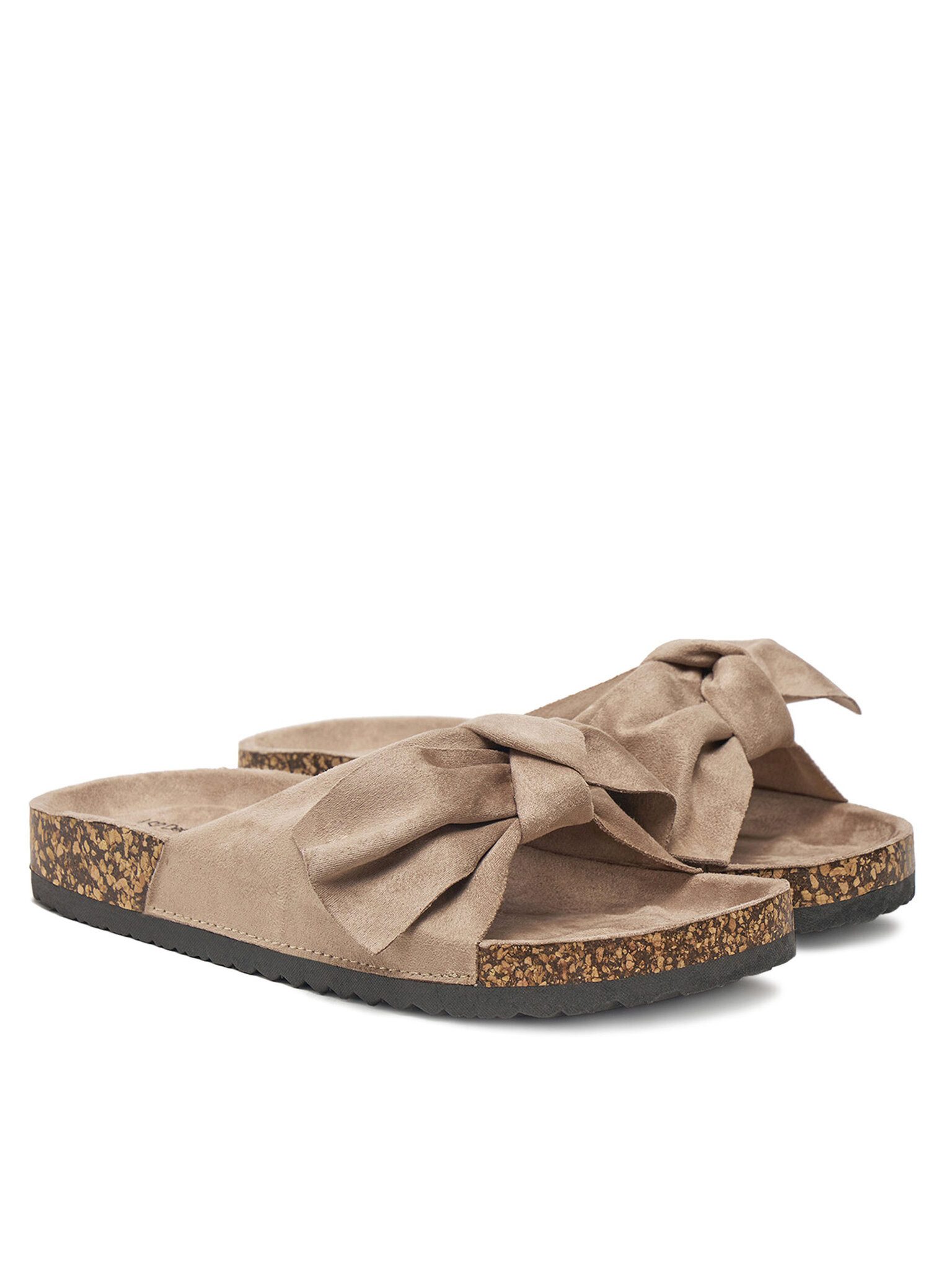 DeeZee Deezee Damen Flip-Flops Beige EA998-1 Badepantolette