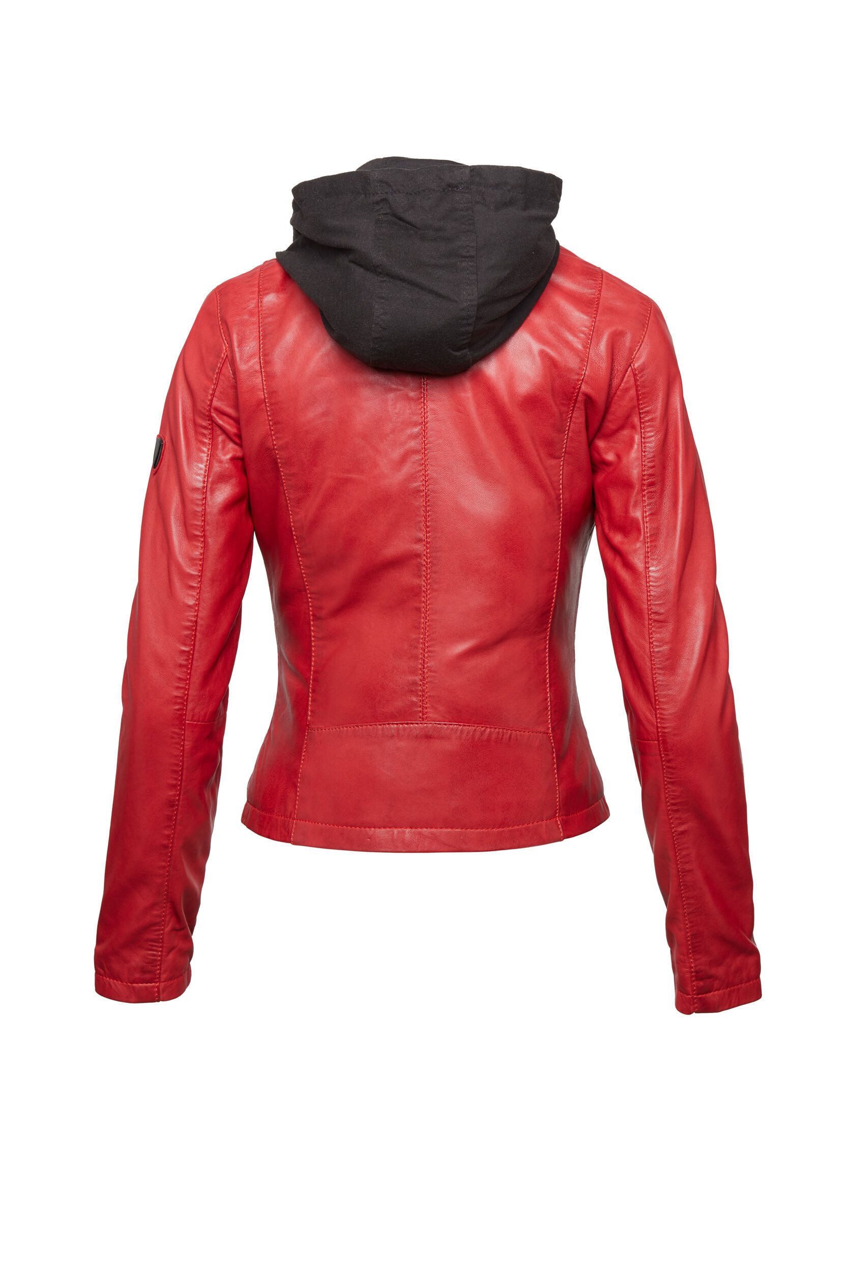 H.I.S Lederjacke (1-St) mit abnehmbarer Kapuze günstig online kaufen