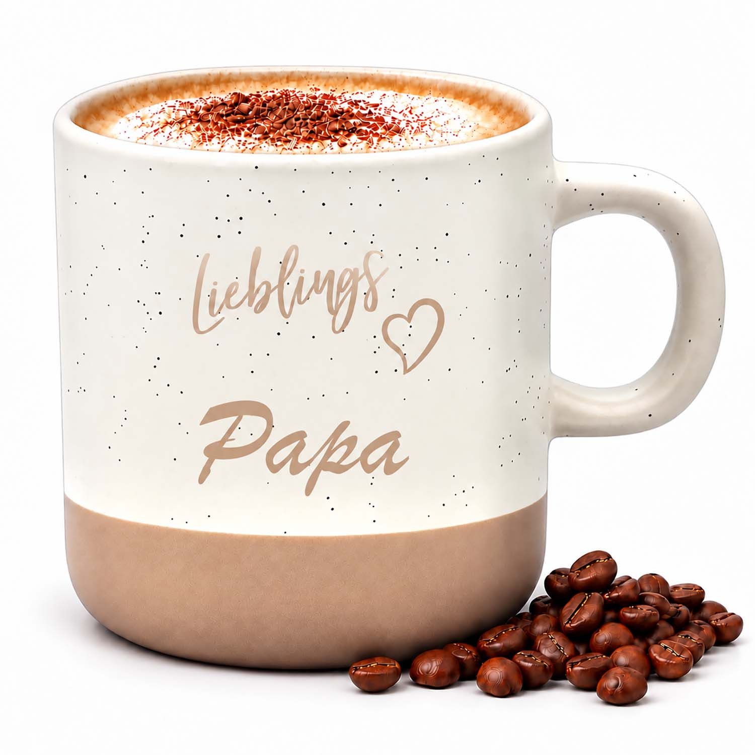 Camolo Tasse Kaffeetasse Lieblings Papa Geschenk für den Vater, Keramik