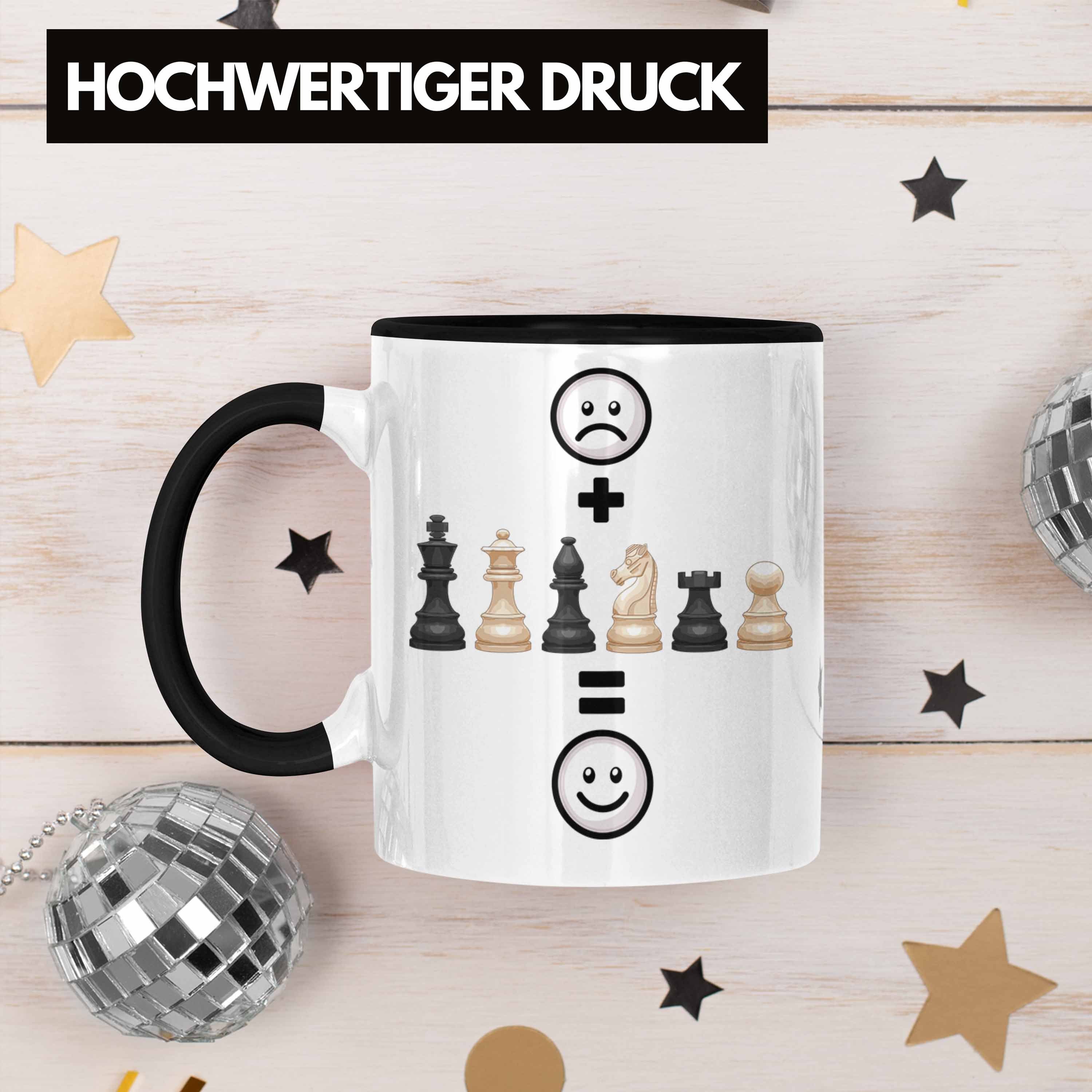 Geschenk Schach-Spieler Geburtstag Geschenkid Schach Tasse Schwarz Lustige für Tasse Trendation