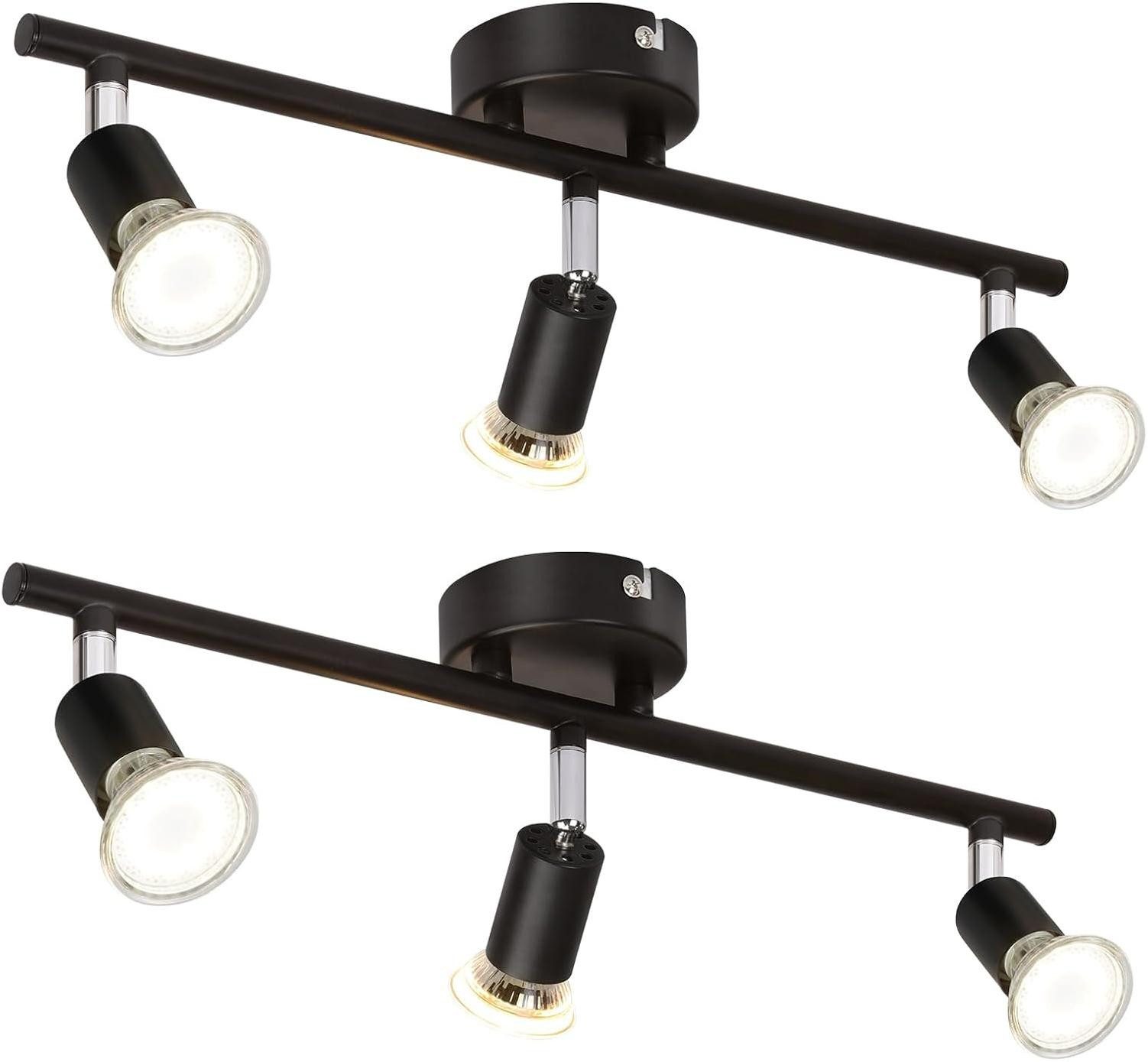 ZMH Deckenleuchte 3 Flammig-Deckenspot Deckenlampe Modern GU10 für Schlafzi günstig online kaufen