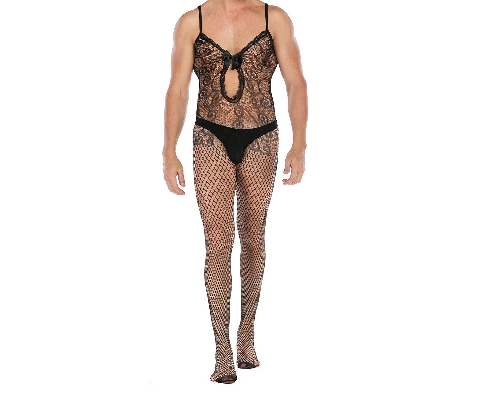 HOTFUN Lange Unterhose »Herren Body Overall Transparent Einteiler  Ganzkörperanzug Strumpfhosen Männer Unterhemd Unterwäsche« online kaufen |  OTTO