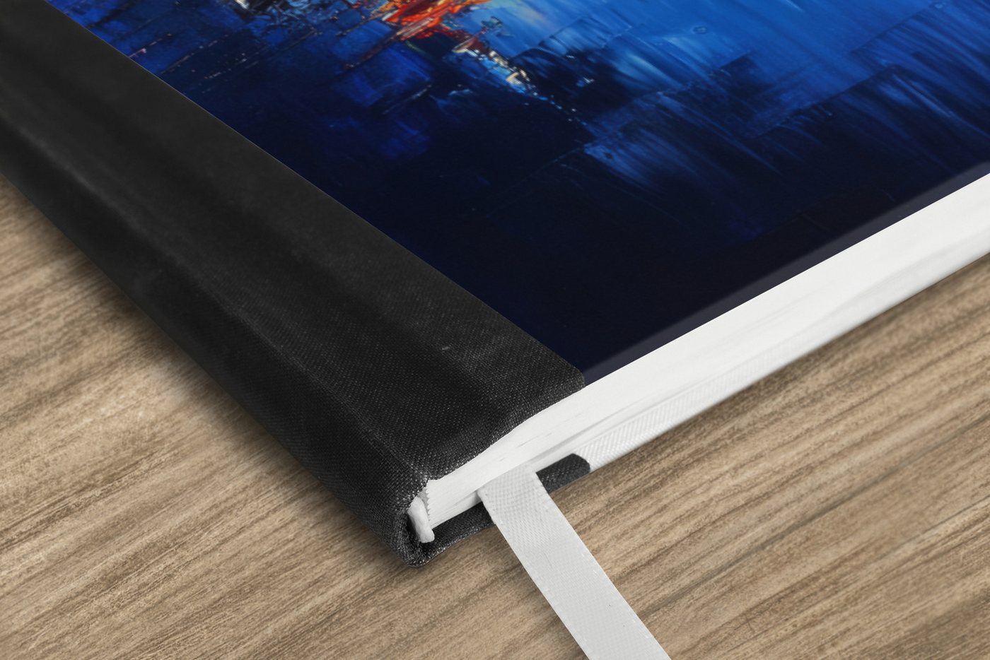 Thumbnail - MuchoWow Notizbuch Skyline Toronto - Modern - Stadtlicht - Blau, Notebook, Notizblock a5, Tagebuch, Journal Liniert