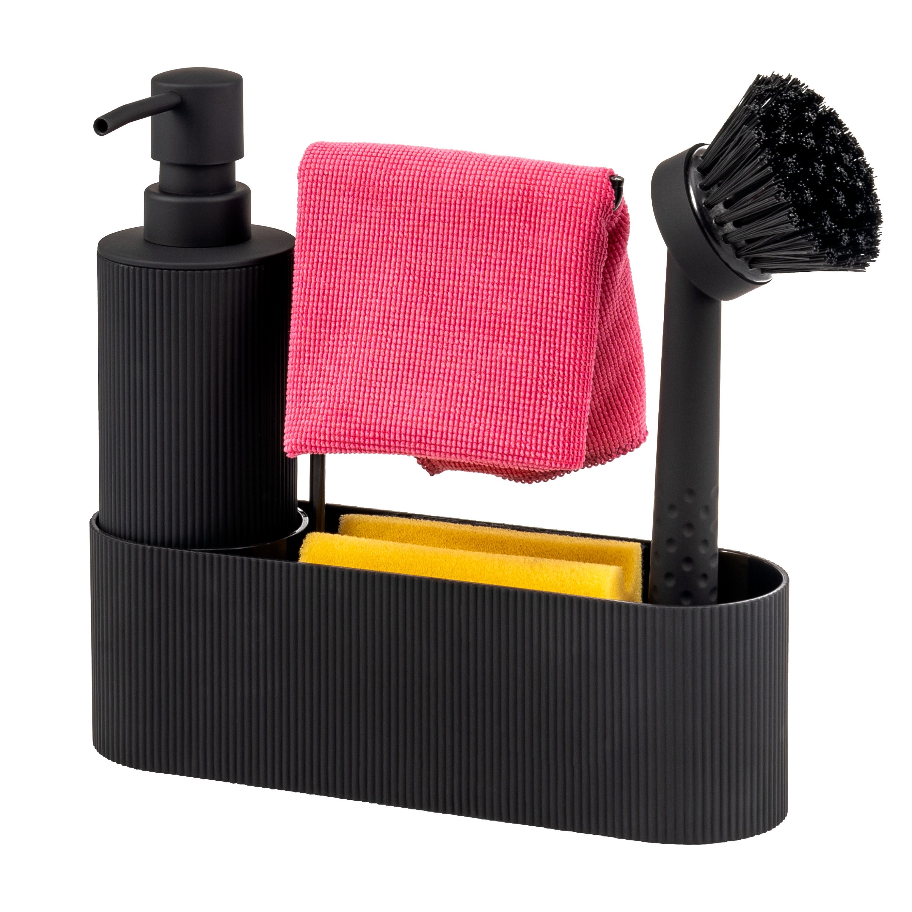 eluno Seifenspender Spülbecken Organizer ca. 22 x 21 x 6,5 cm (B/H/T), (1-tlg)