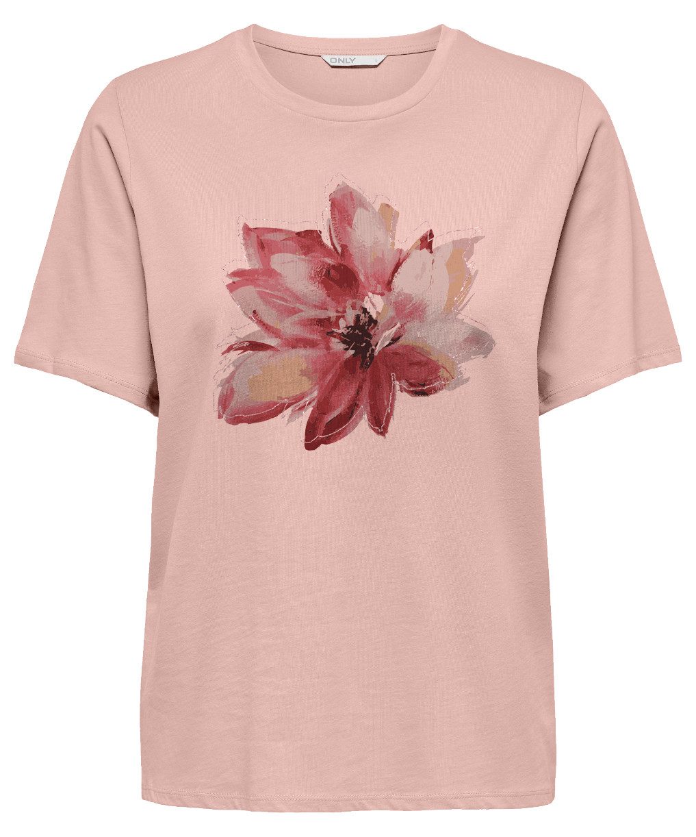 ONLY Kurzarmshirt ONLKITA LIFE REG S/S MIX TOP CS JRS EX. Baumwolle, regular fit