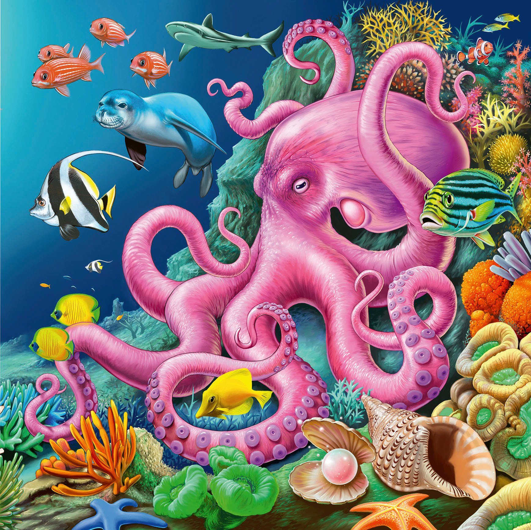 Ravensburger Puzzle Bezaubernde Unterwasserwelt, 147 Puzzleteile, günstig online kaufen