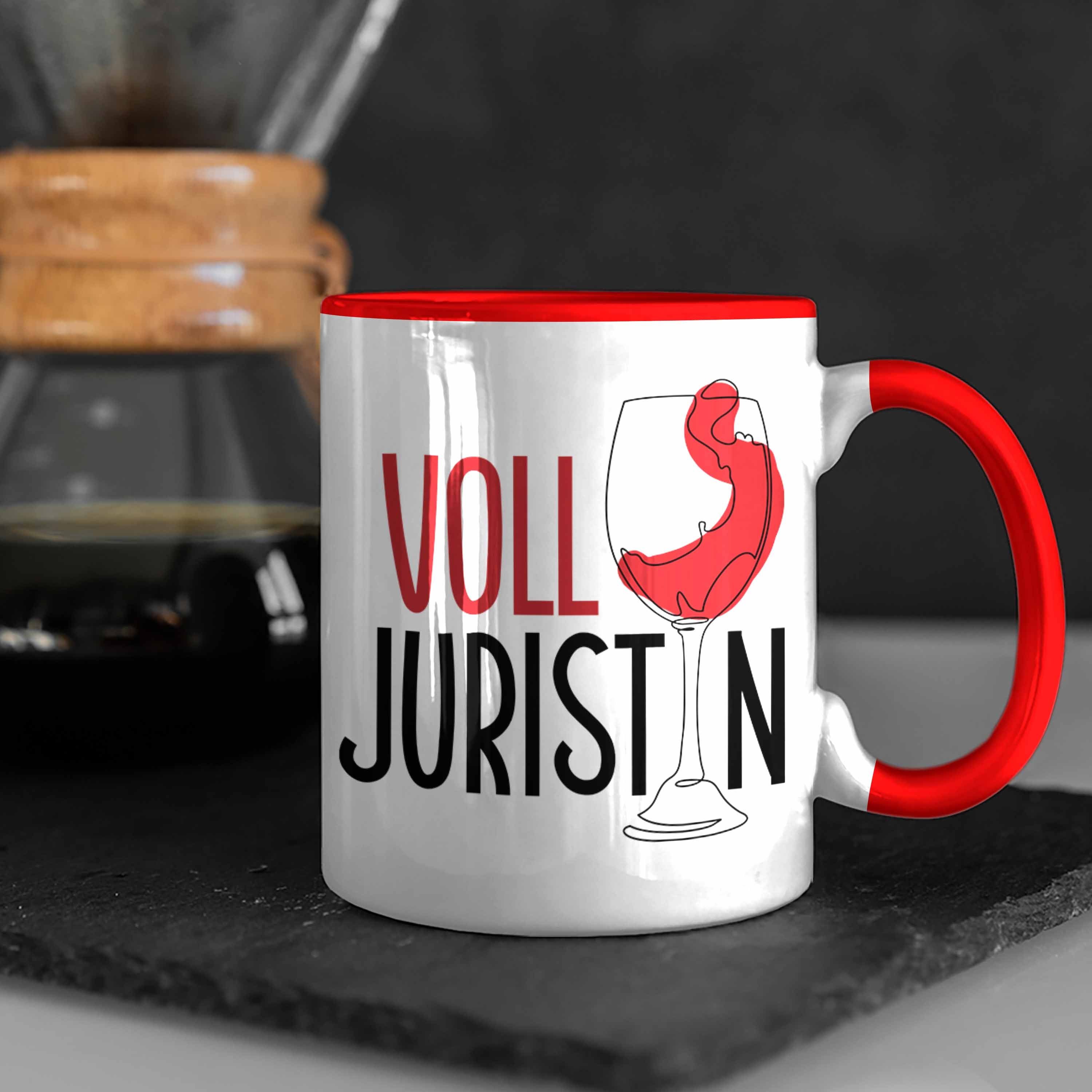 Tasse Spruch Lustiger Wein Jura Rot Geschenkidee Ju Tasse Volljuristin Geschenk Trendation