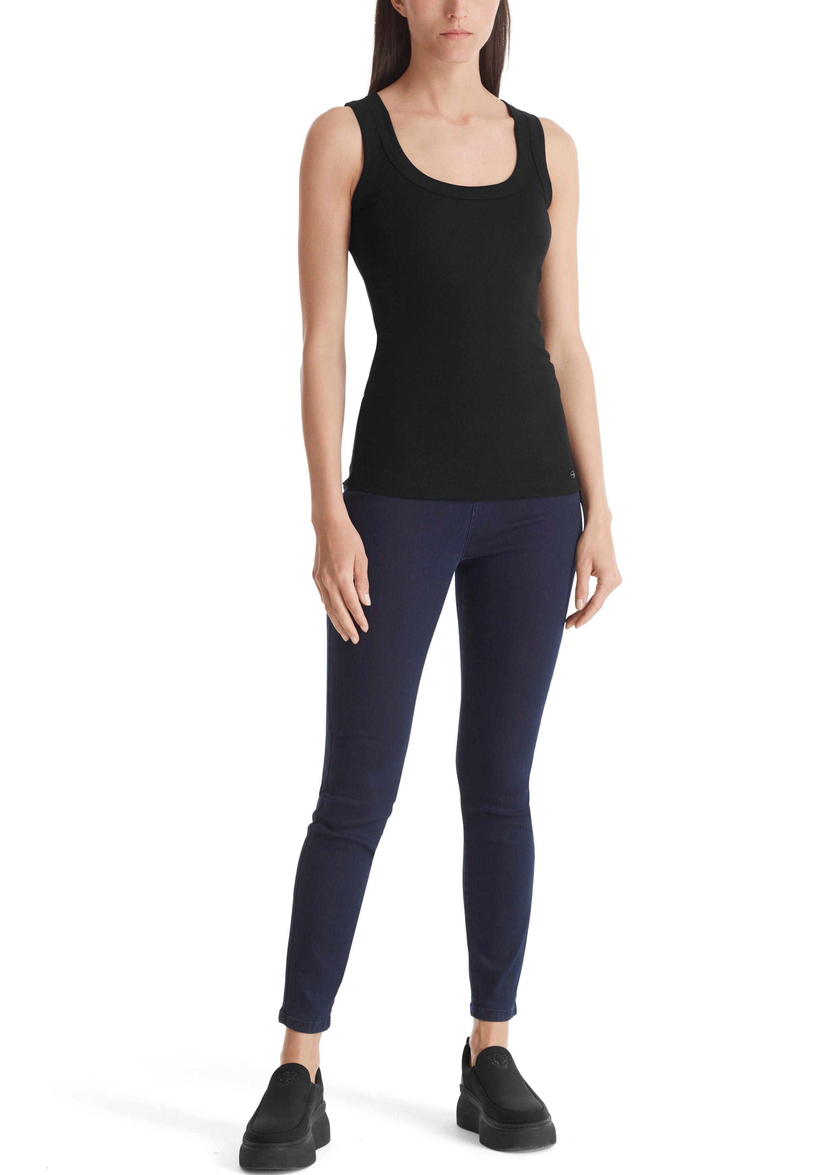 Marc Cain Tanktop "Collection Essential" Premium Damenmode Tanktop aus Feinripp