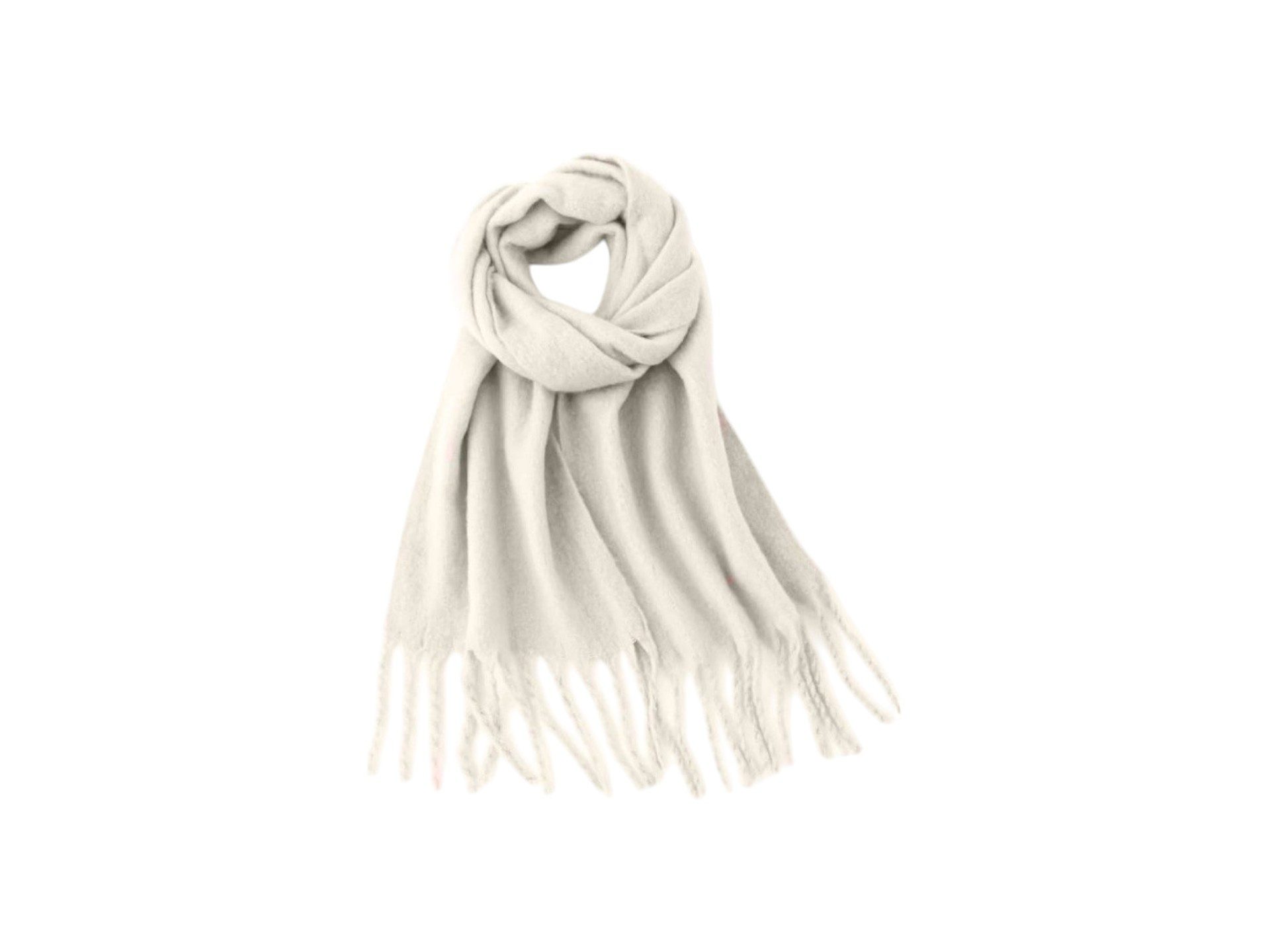 Schal Fransenschal Bouclé » Damenschal 210 x 40 cm