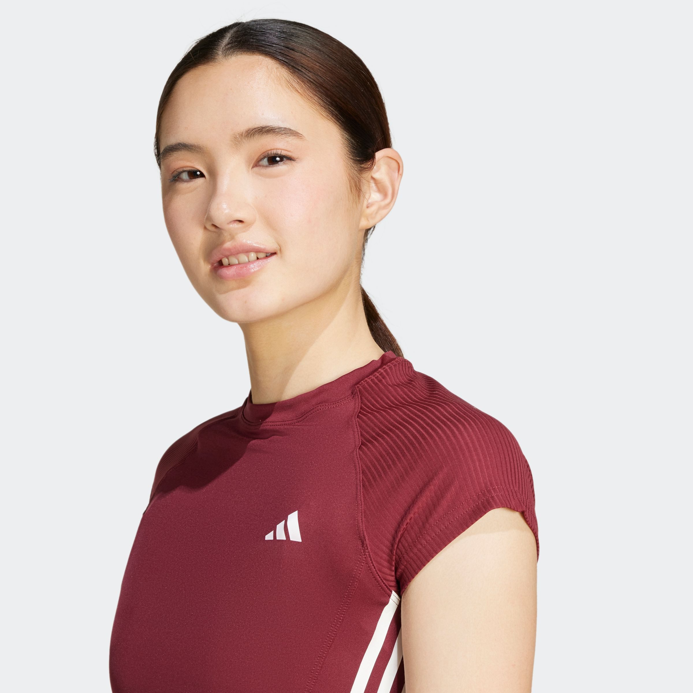 adidas Performance T-Shirt HYPERGLAM RIB