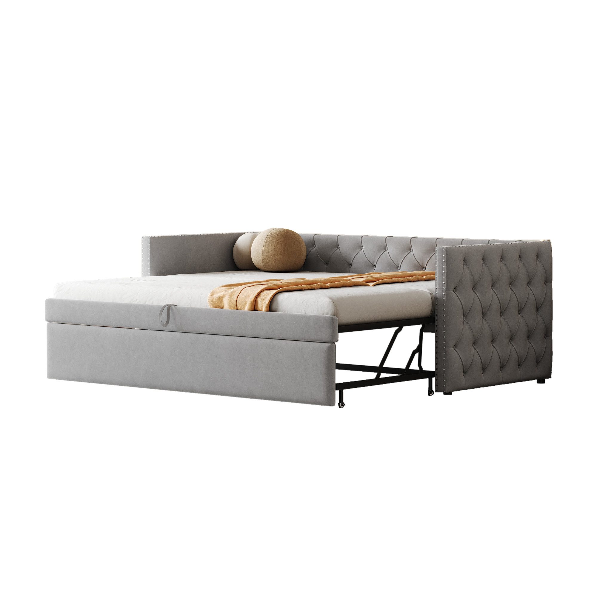 Odikalo Schlafsofa Doppelbett Polsterbett Ausziehbares Gästebett(ohne günstig online kaufen