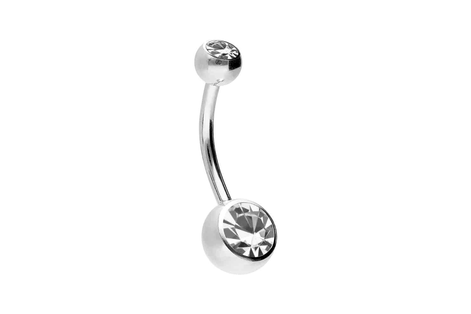 PIERCINGLINE Bauchnabelpiercing Titan Bananabell mit Innengewinde ZWEI KRIS günstig online kaufen