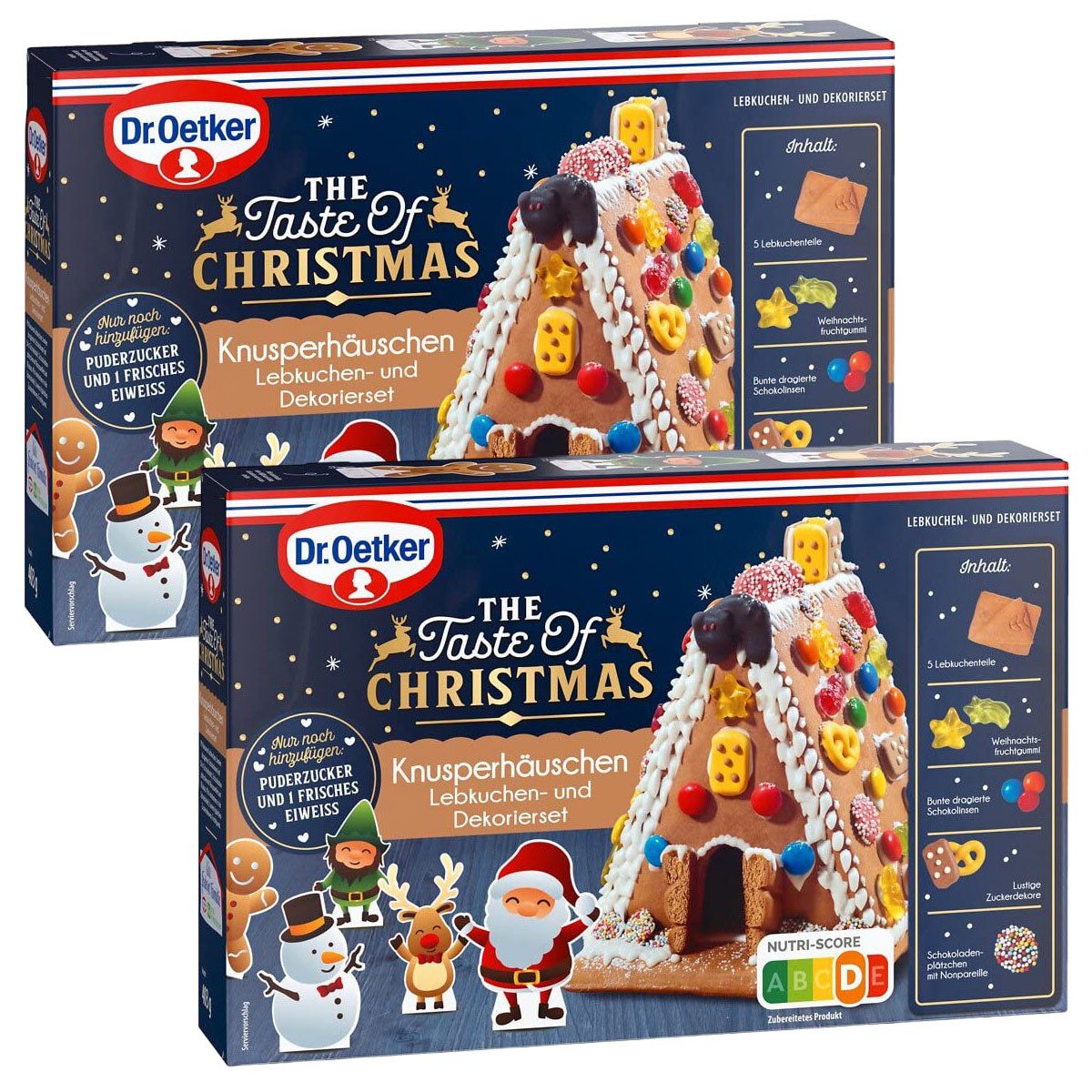 Dr. Oetker Küchenhelfer Weihnachtsfigur Dr. Oetker Knusper-Häuschen 2er Set günstig online kaufen