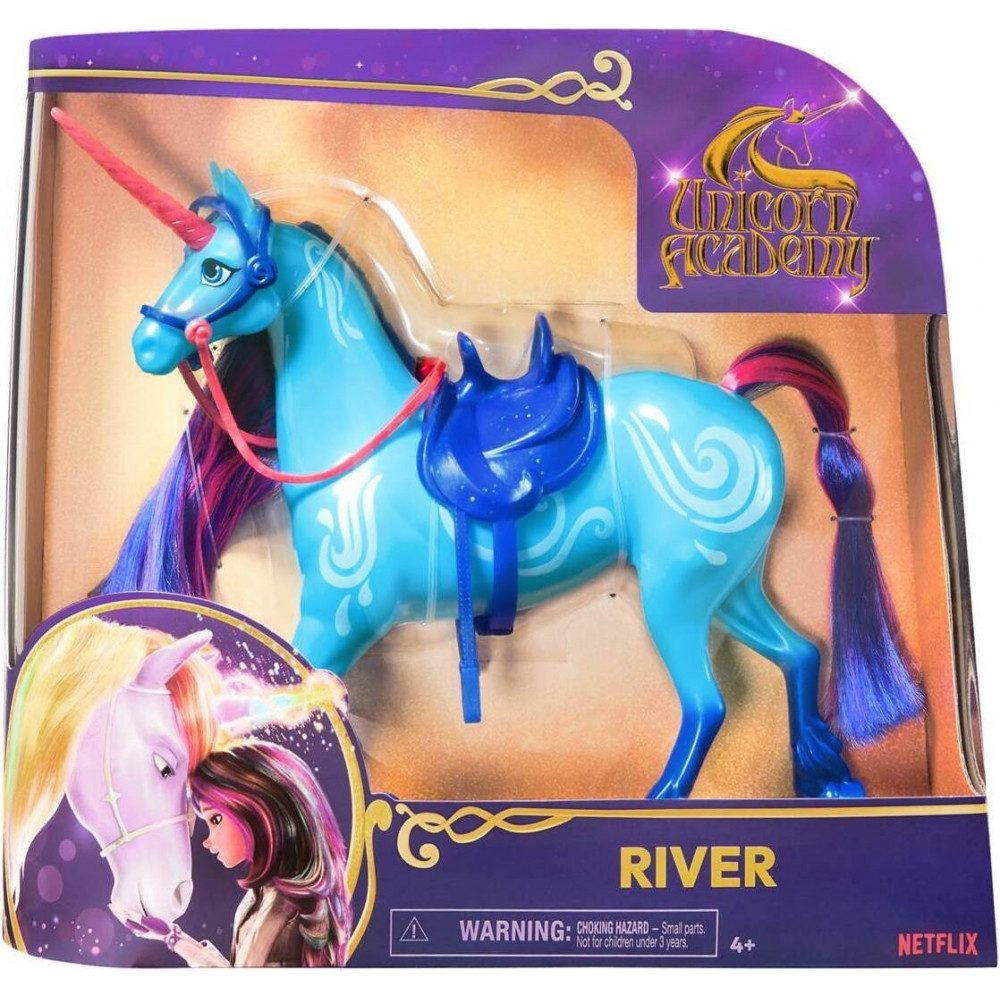 Spin Master Spiel Spin Master Unicorn Academy - Einhorn River Figur., Einhorn River