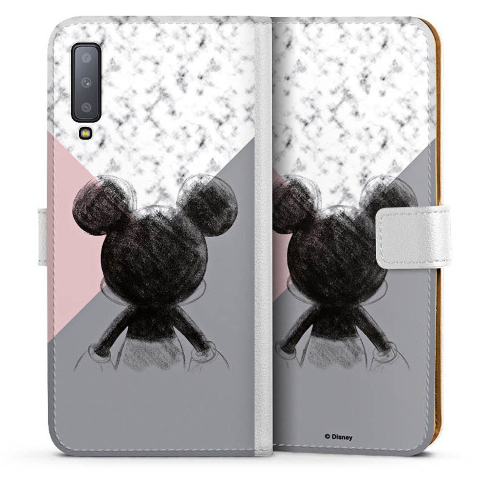 DeinDesign Handyhülle »Mickey Mouse Scribble« Samsung Galaxy A7 (2018),  Hülle, Handy Flip Case, Wallet Cover, Handytasche Leder Disney Marmor  Mickey Mouse online kaufen | OTTO