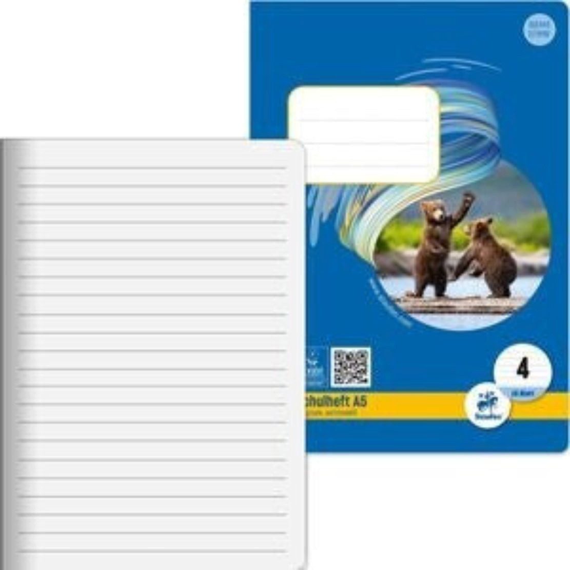 Staufen Schulheft Staufen Schulheft Style A5 Lineatur 4, 16 Blatt – Design zufällig