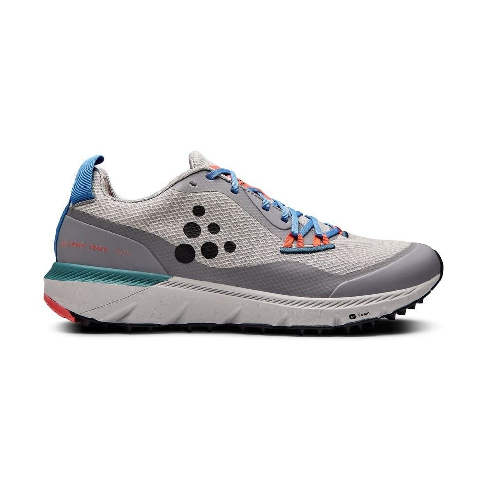 Craft ADV Nordic Trail (atmungsaktiv, strapazierfähige Sohle) grau/bunt Laufschuh