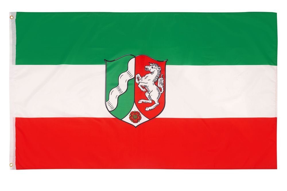 Flagge Nordrhein Westfalen Flagge 90 x 150 cm NRW Fahne Wappen