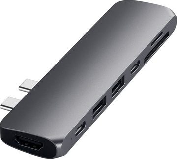 Satechi Type-C Pro Hub 4K HDMI Adapter zu HDMI, MicroSD-Card, SD-Card, Thunderbolt, USB 3.0, USB Typ C