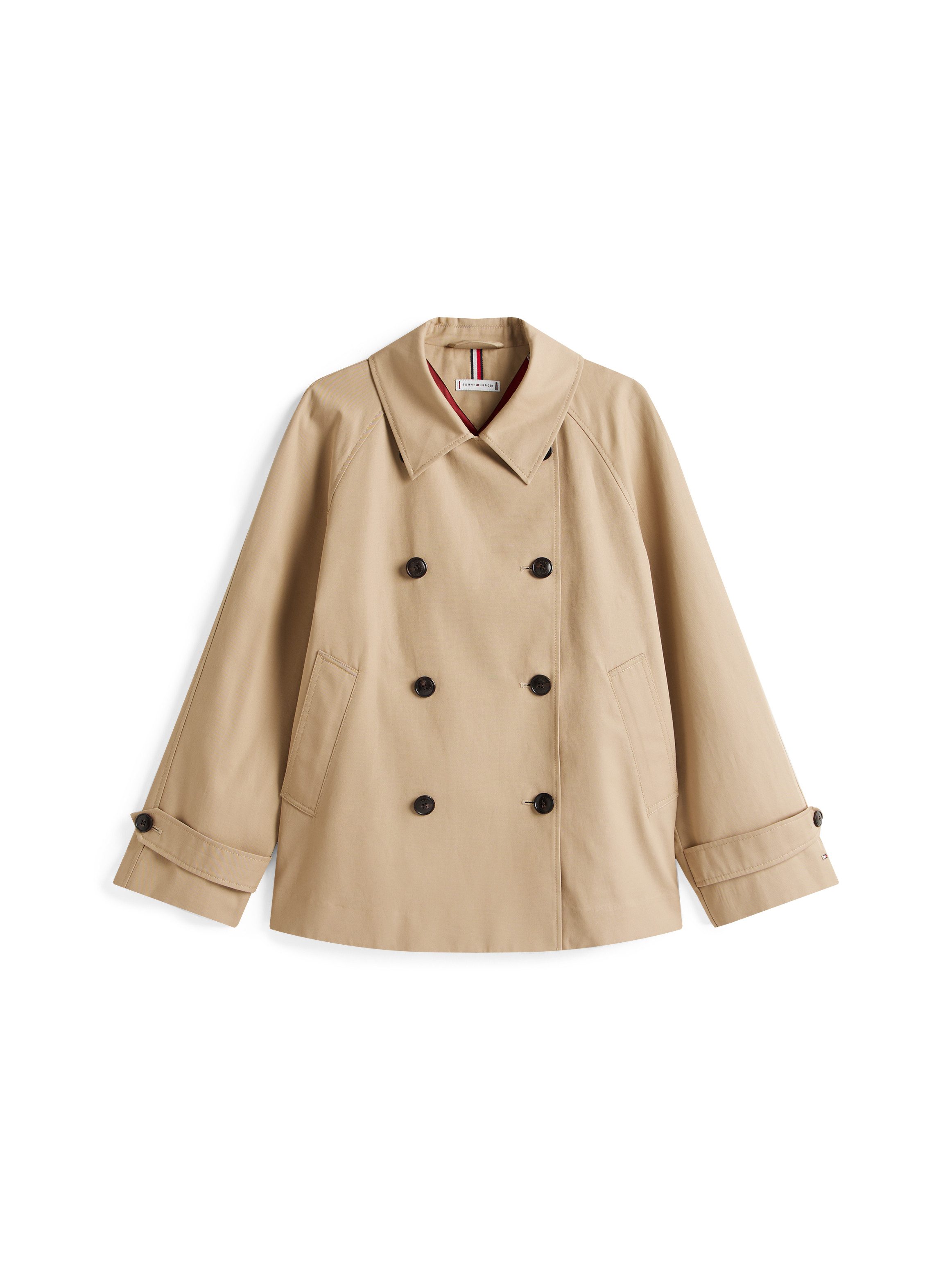 Tommy Hilfiger Trenchcoat COTTON REG SHORT TRENCH COAT