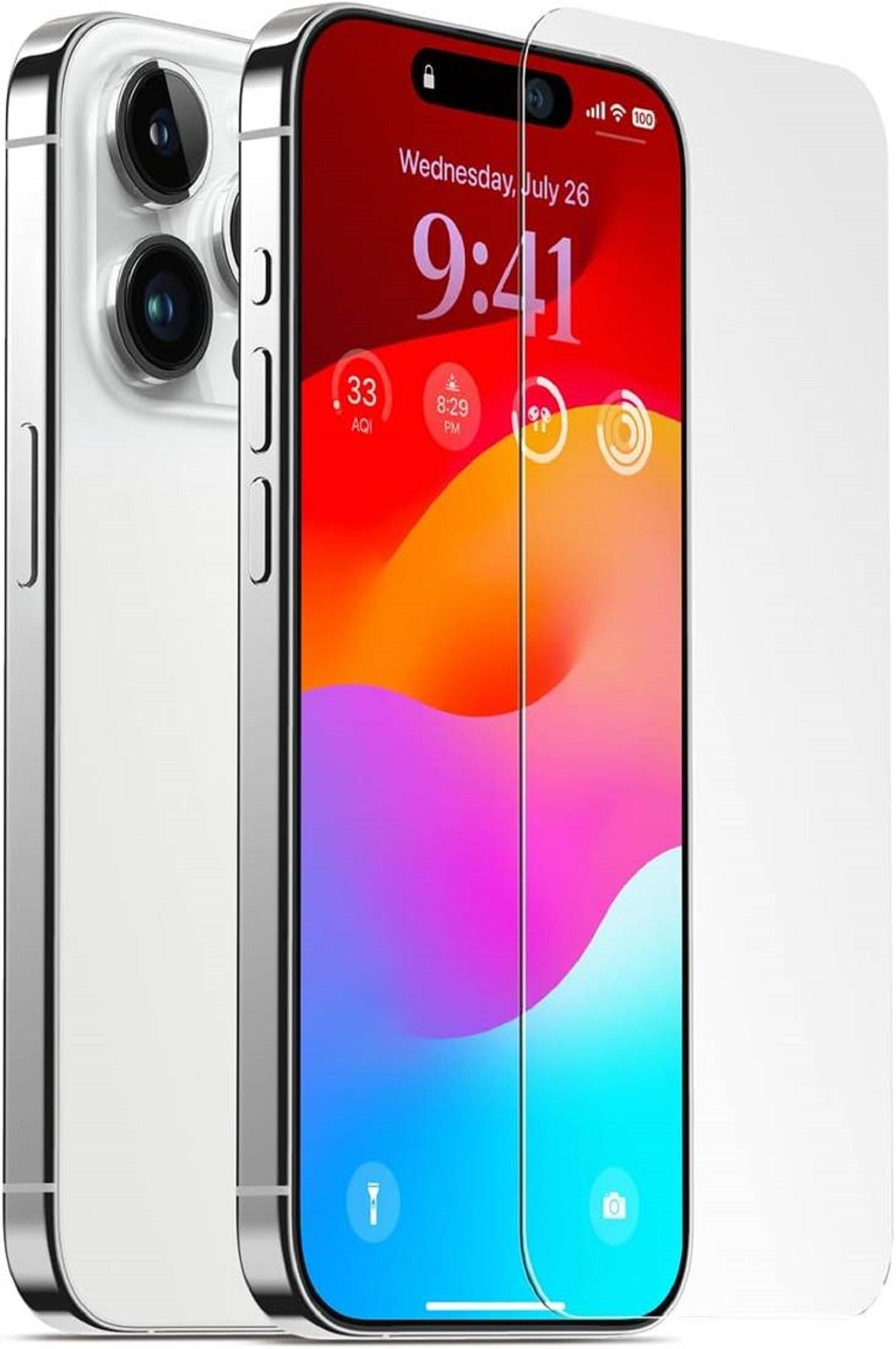 cofi1453 Displayschutzglas 9H Gehärtetes Glas Schutzglas für iPhone 15, 1 Stück – Bild 4 von 4