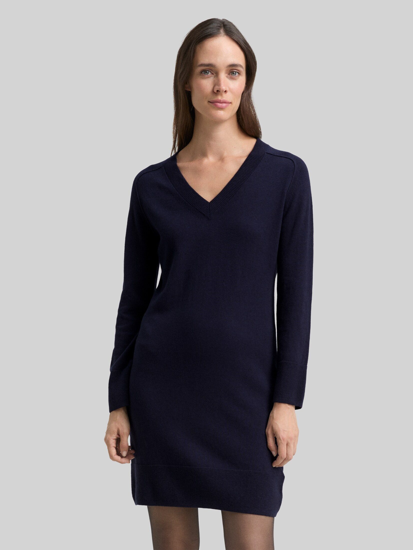 TOM TAILOR Sommerkleid Kleider & Jumpsuits Strickkleid mit Kaschmir-Anteil
