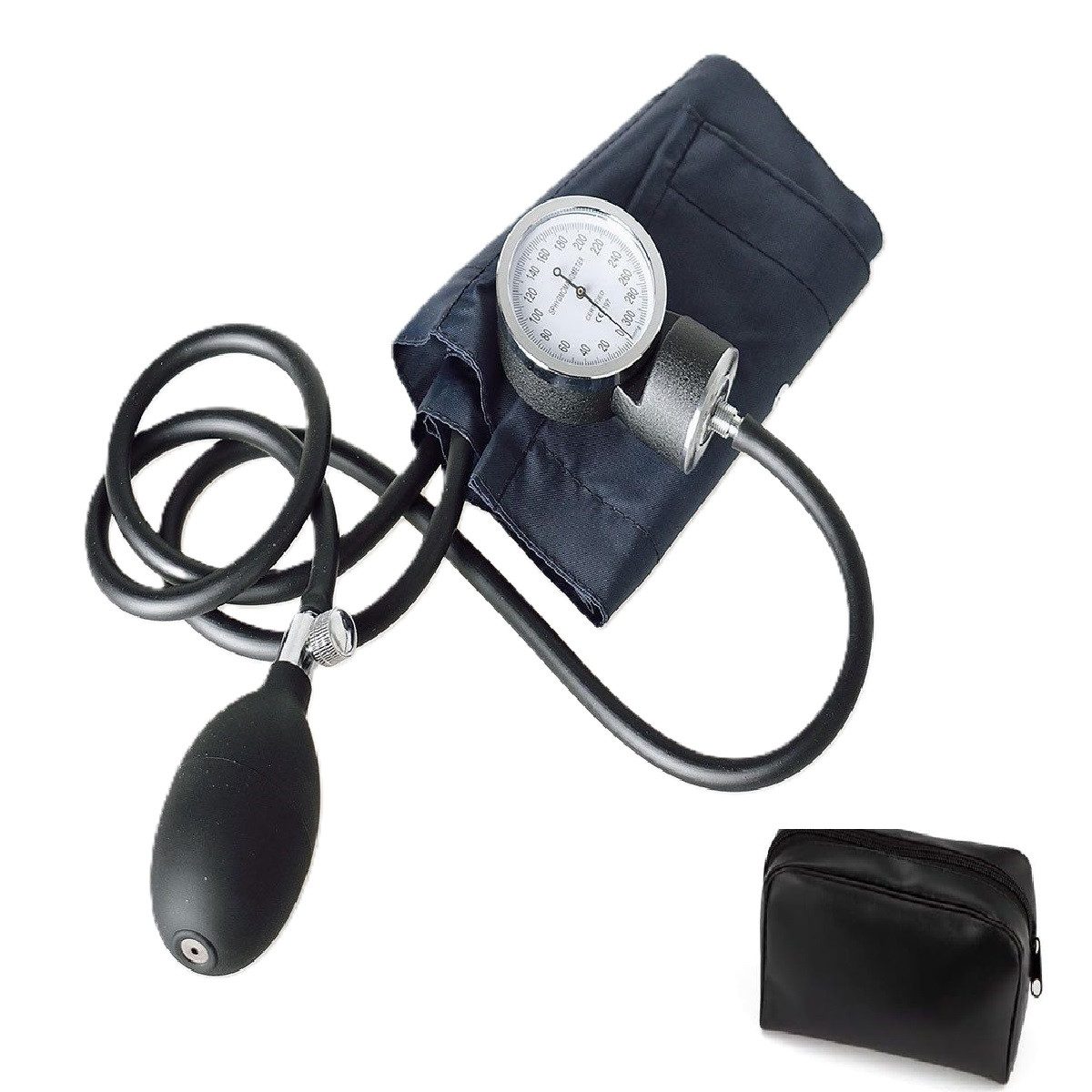 Oberarm-Blutdruckmessgerät Manuelles Sphygmomanometer mit Stethoskop
