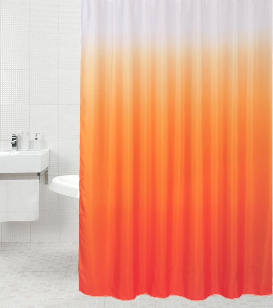 Sanilo Duschvorhang Magic Orange 180 x 200 cm, 100% wasserdicht, Anti-Schim günstig online kaufen