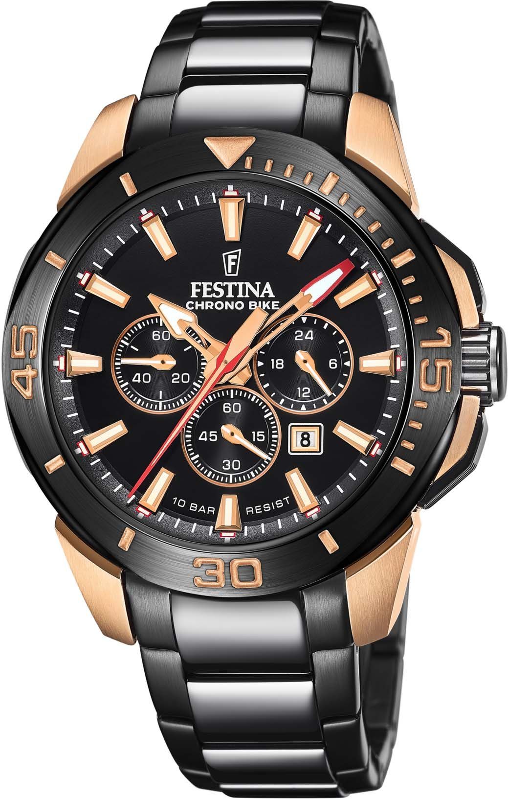 Festina Chronograph Chrono Edition, Special Bike - F20645/1, Uhr Geschenk ideal Werkzeug), als 3-tlg., (Set, auch mit Wechselband und