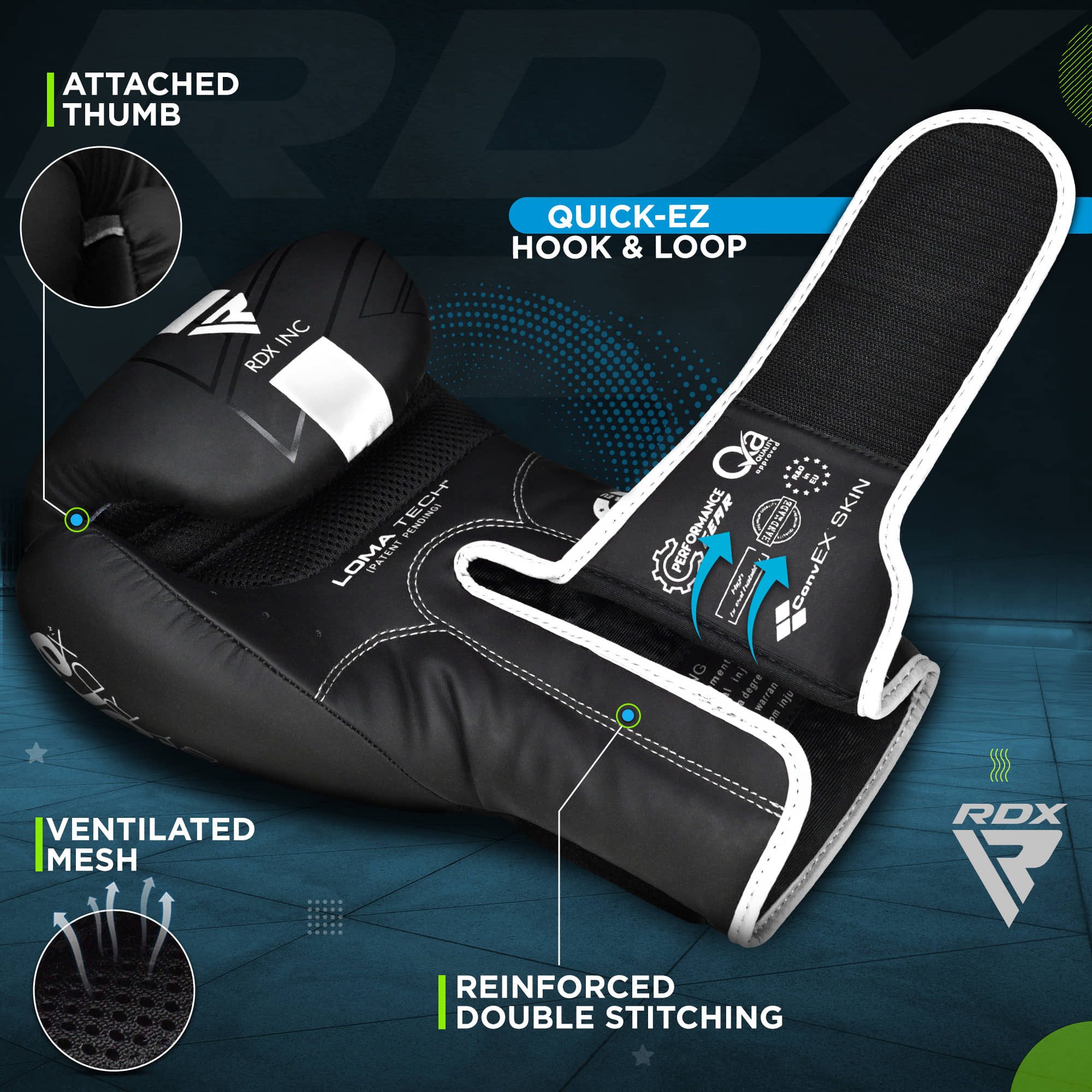 RDX Sports Kinderboxhandschuhe RDX Kinder-Boxhandschuhe für Muay Thai Sparring, Junior Boxhandschuhe