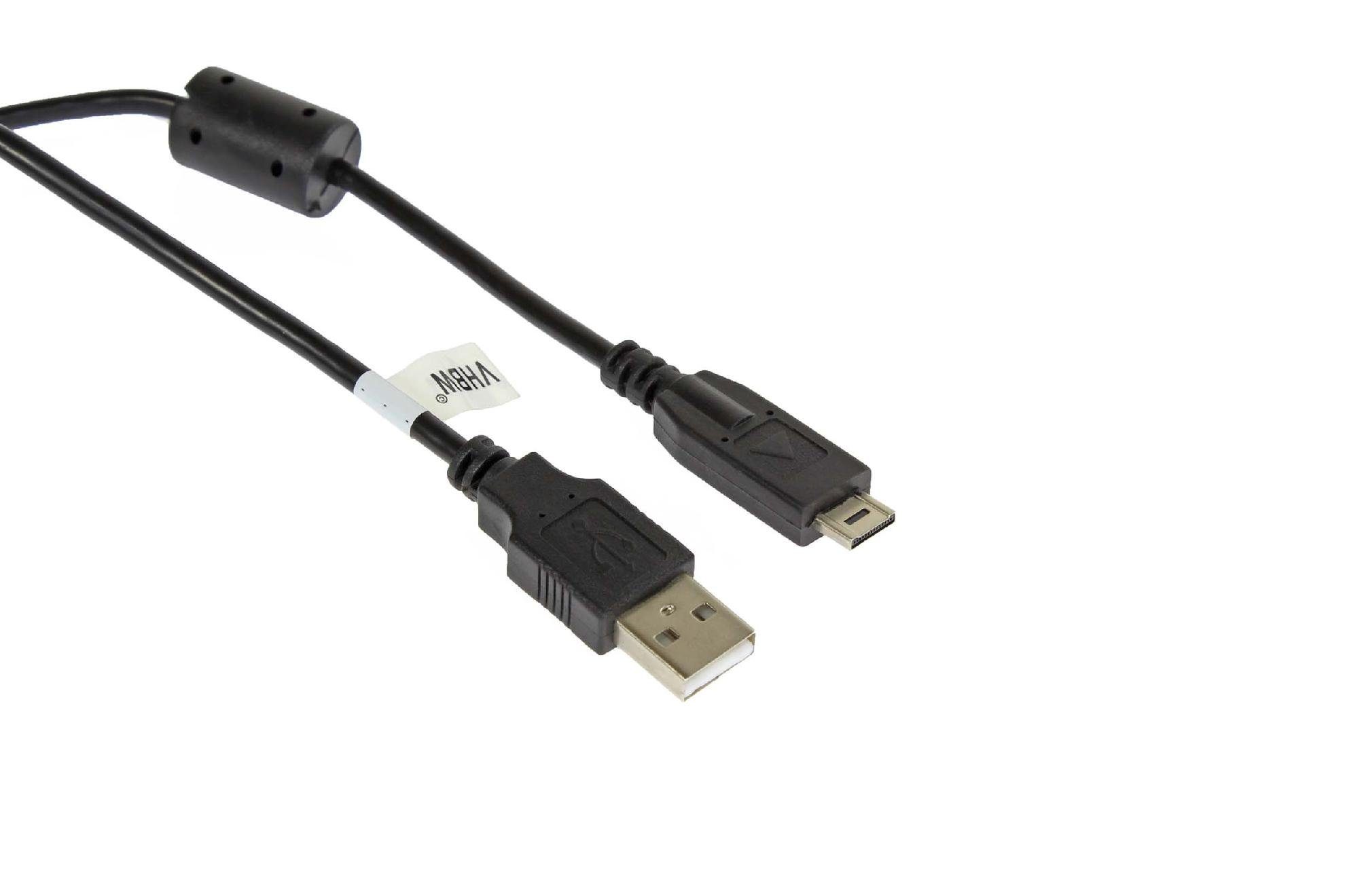 vhbw USB-Kabel, passend für Panasonic Lumix DMC-TZ6, DMC-TZ7