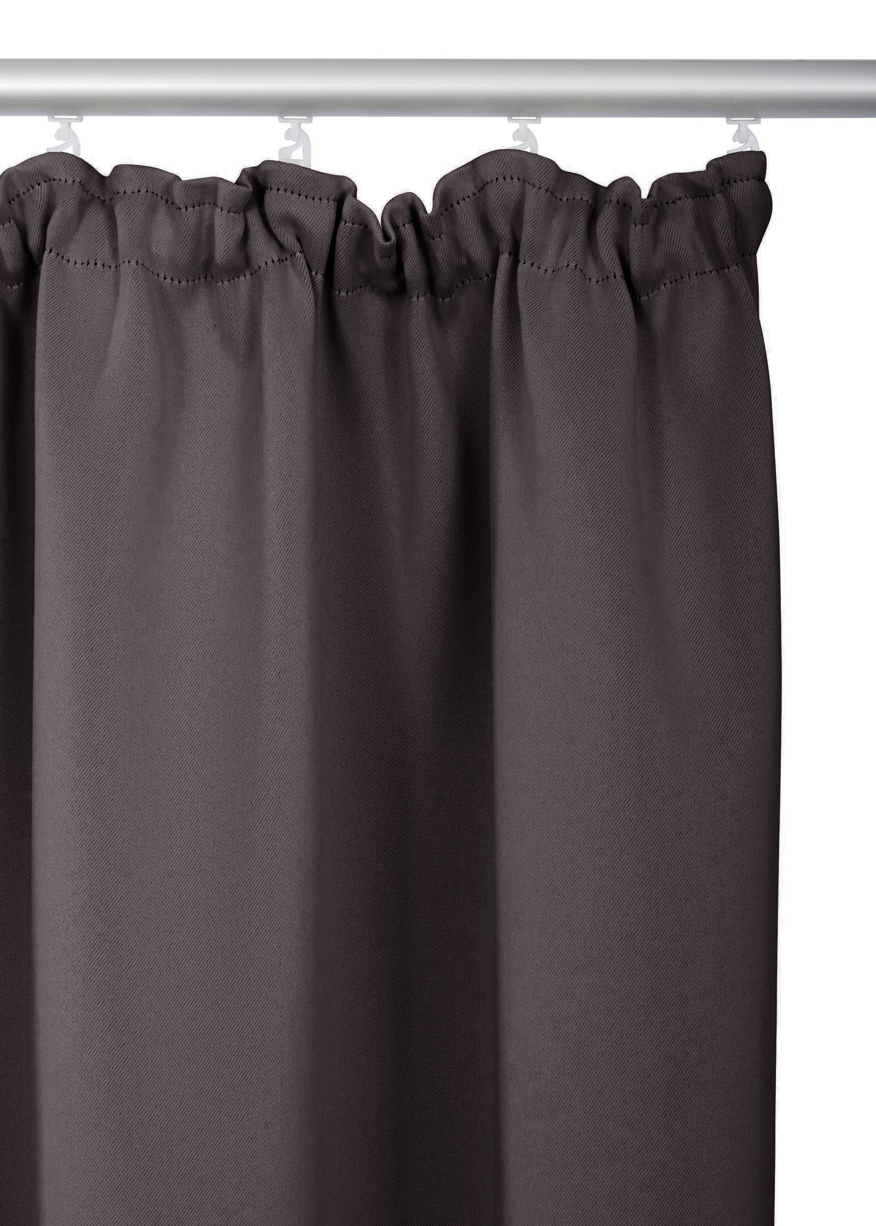 OTTO home Vorhang SOLA (1 St), Kräuselband, verdunkelnd, Polyester, Breite:130 cm, 1 Schal, einfarbig, Verdunkelung