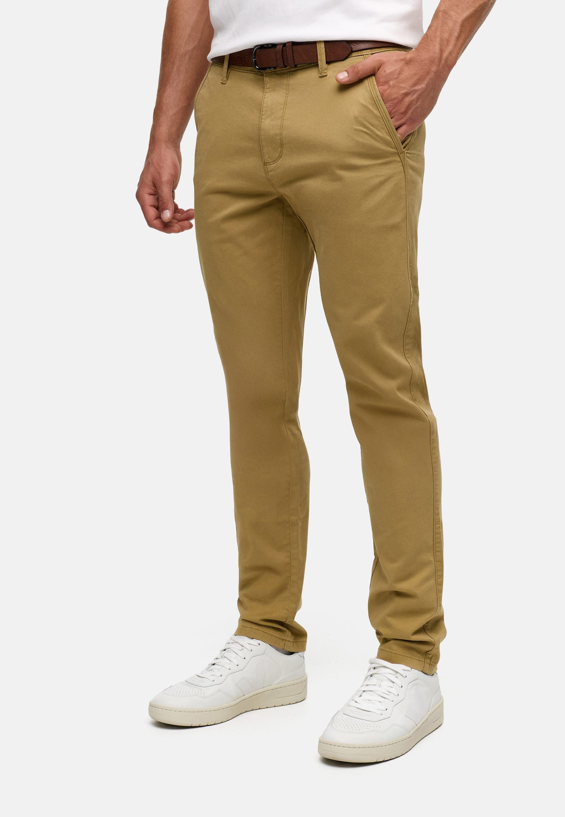 Chinohose Herren INPilli Regular-Fit Baumwollhose
