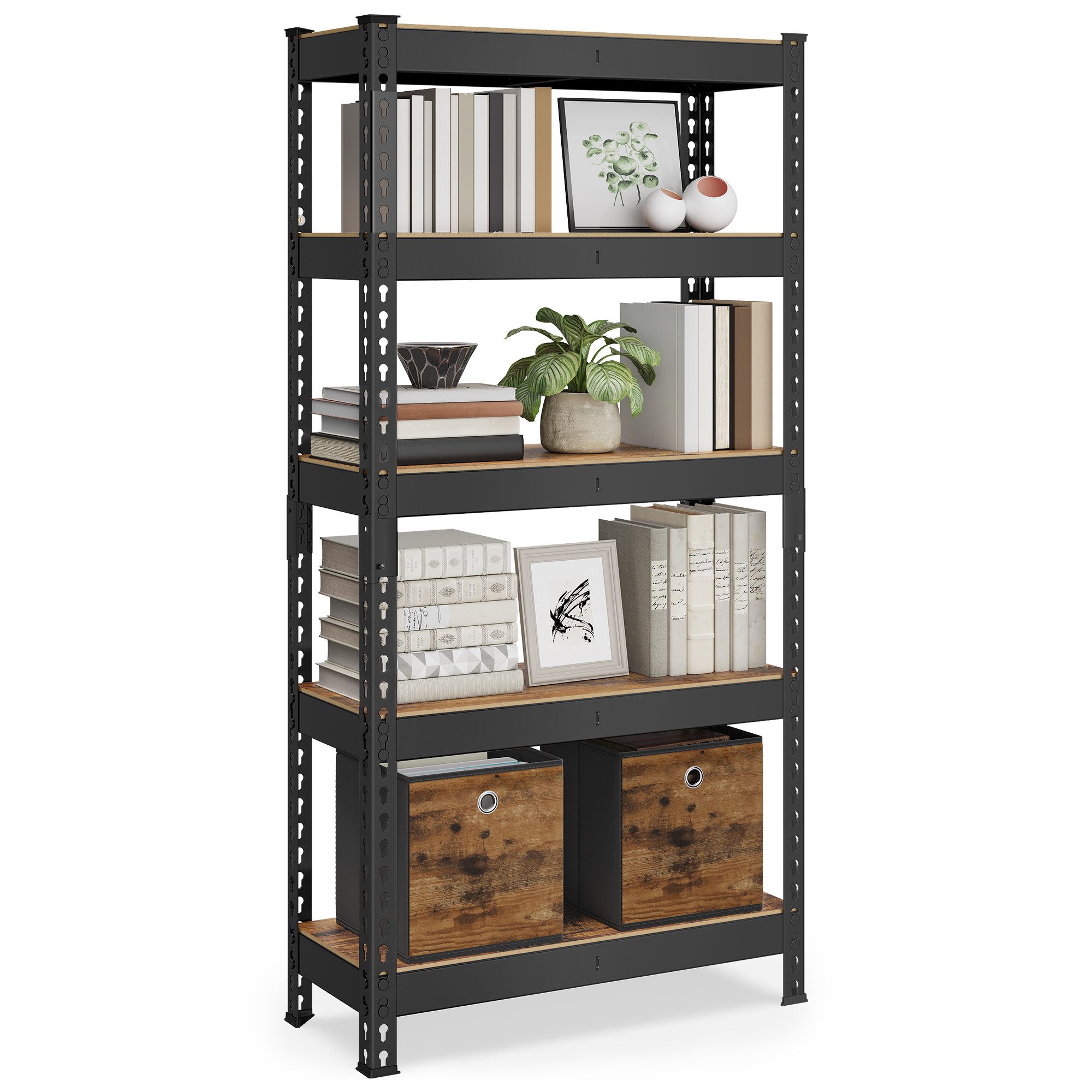 SONGMICS Standregal, Schwerlastregal, Regal mit 5 Ablagen, bis 875 kg, 30 x günstig online kaufen