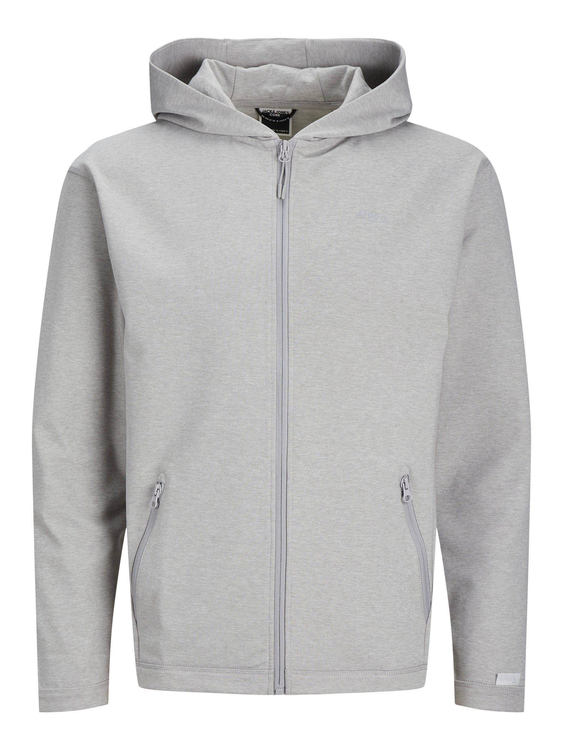 HOOD JCOCLOUD SWEAT Jones Grey Kapuzensweatjacke & Jack Light Melange ZIP NOOS